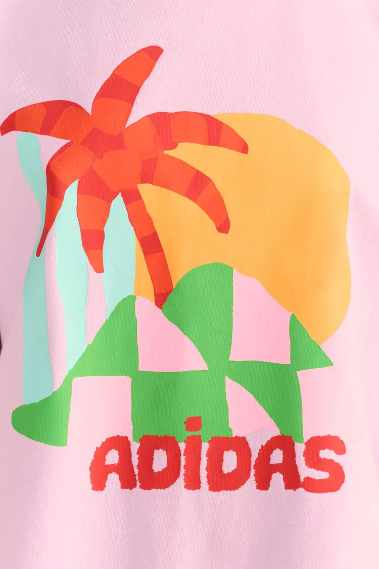 Adidas Farm Gfx Tee Purple - Image 5