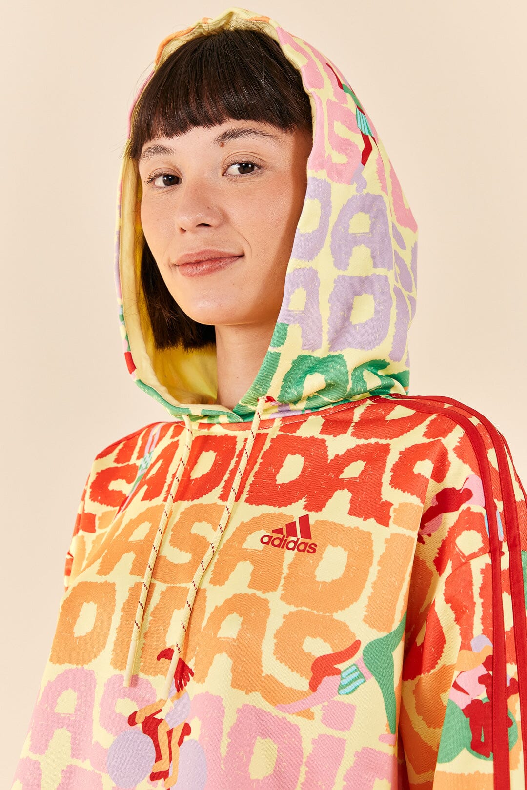 Adidas Farm Hoodie Pearl Citrine - Image 3