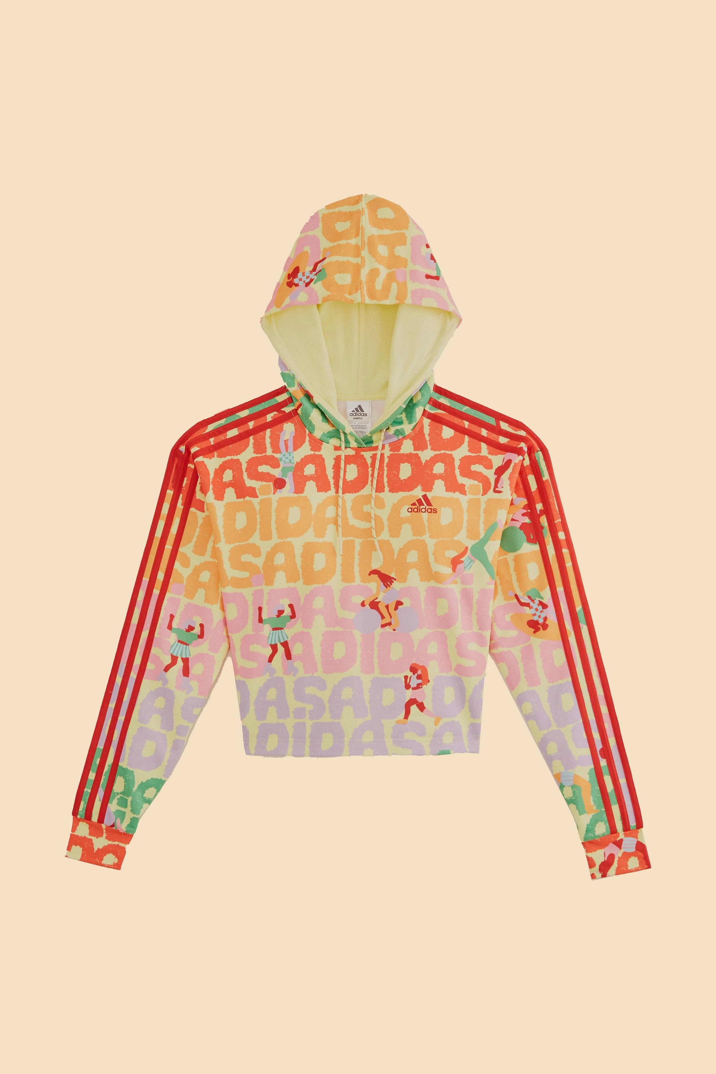 Adidas Farm Hoodie Pearl Citrine - Image 6