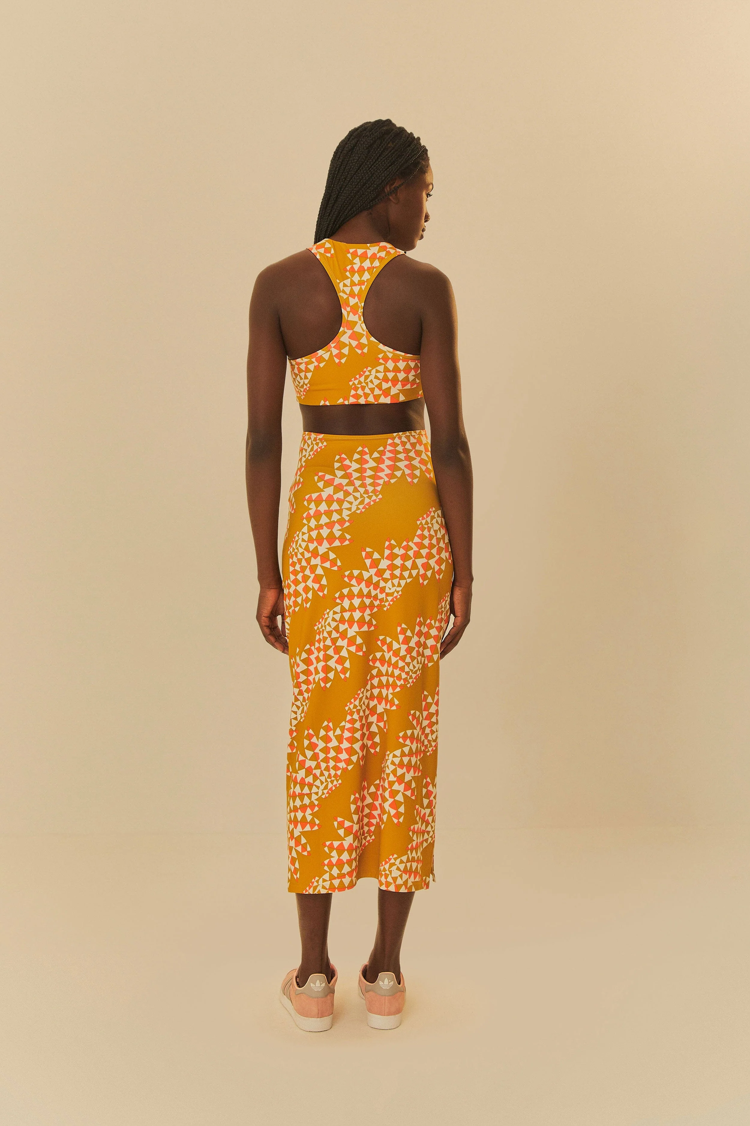 Adidas Farm Psychedelic Wave Green Dress - Image 4