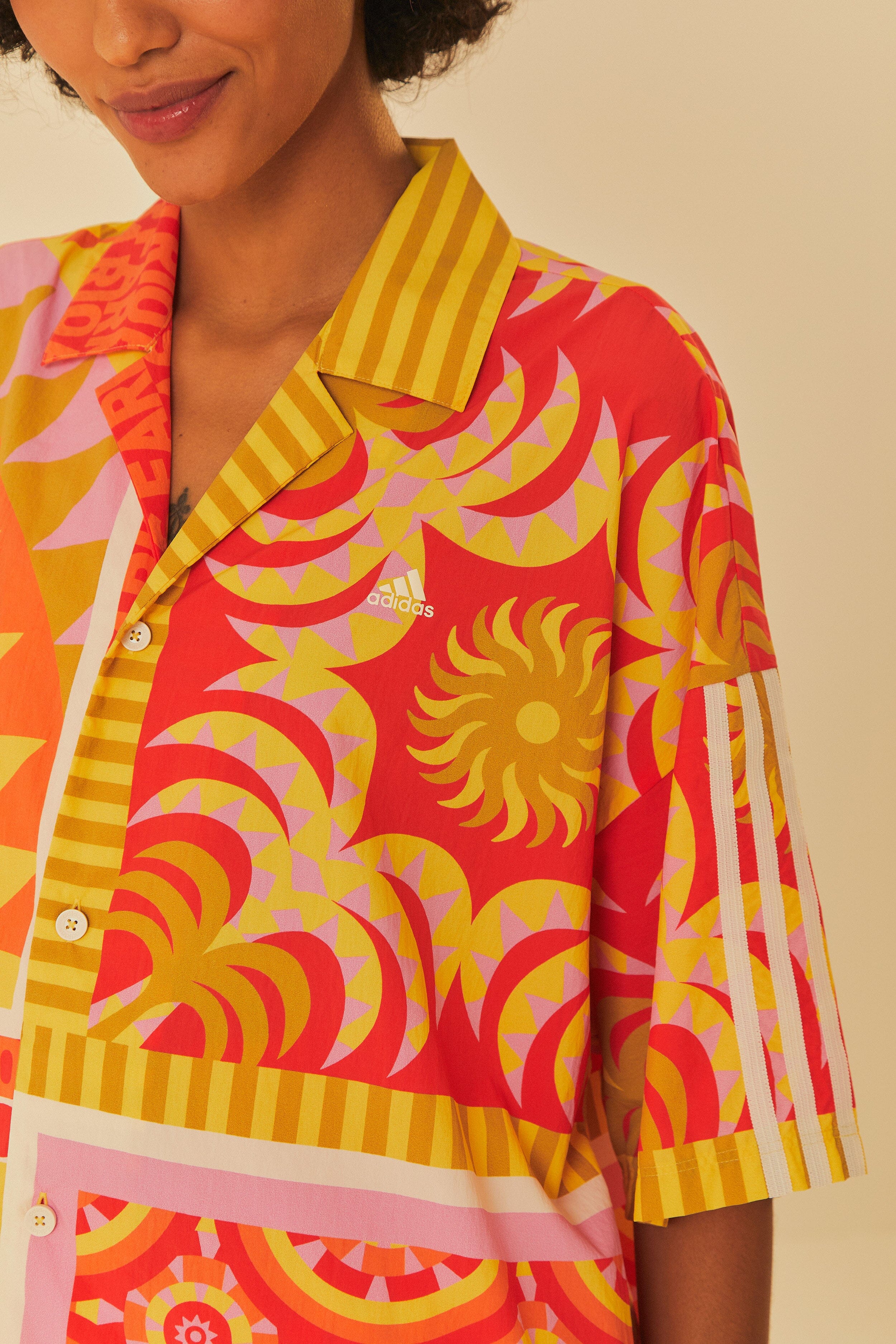 Adidas Farm Solar Kaleidoscope Pink Top - Image 3