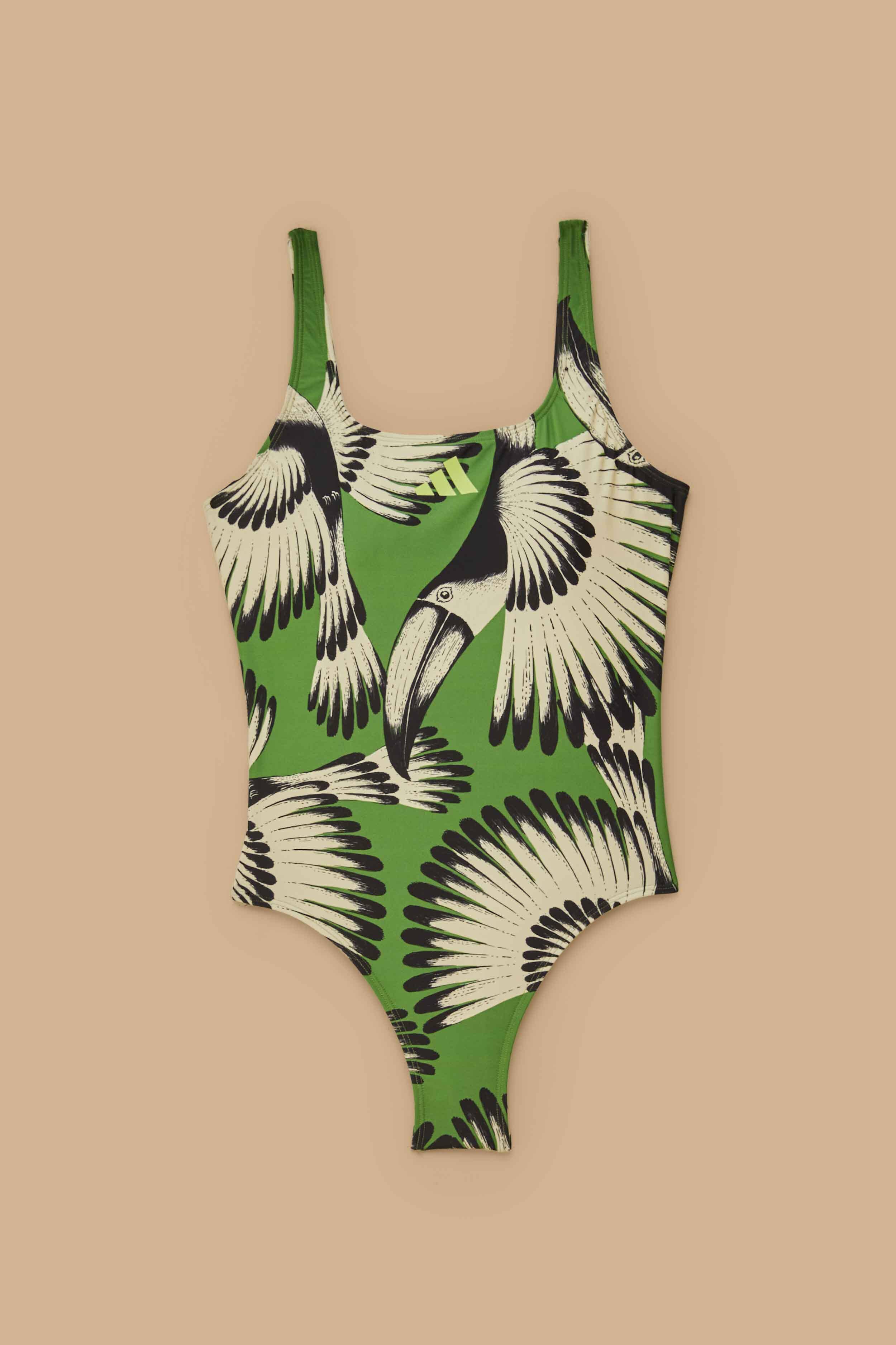 Adidas Toucan Wings Crew Green Swimsuit - Image 4