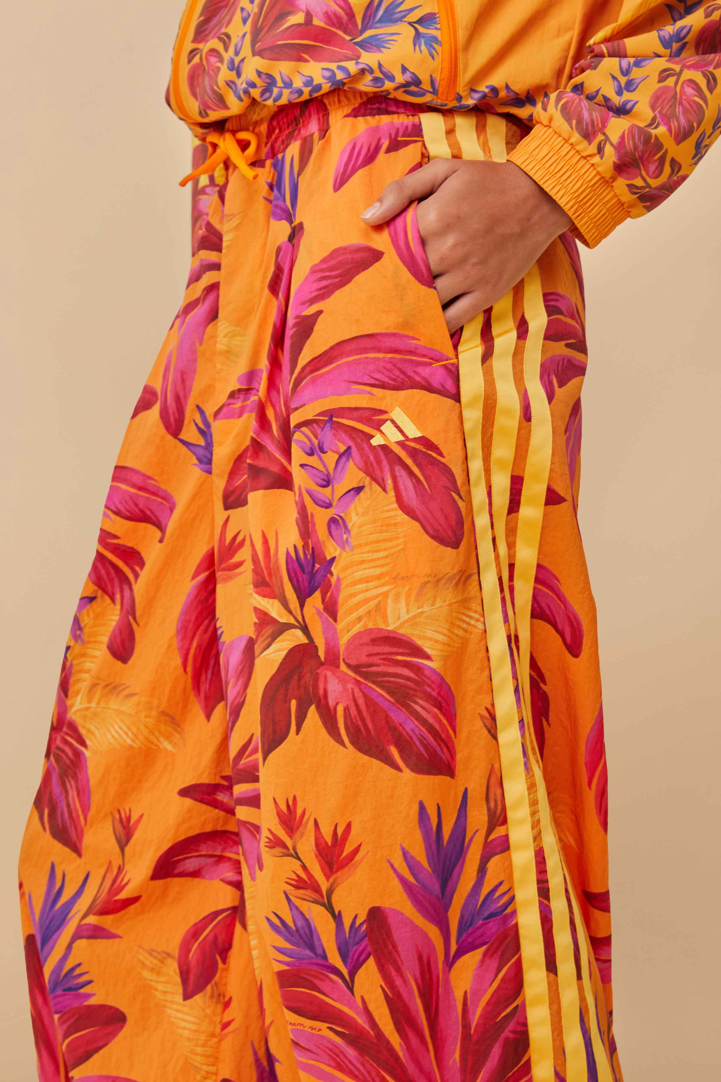 Adidas Tropical Breeze Bright Orange Pants - Image 4