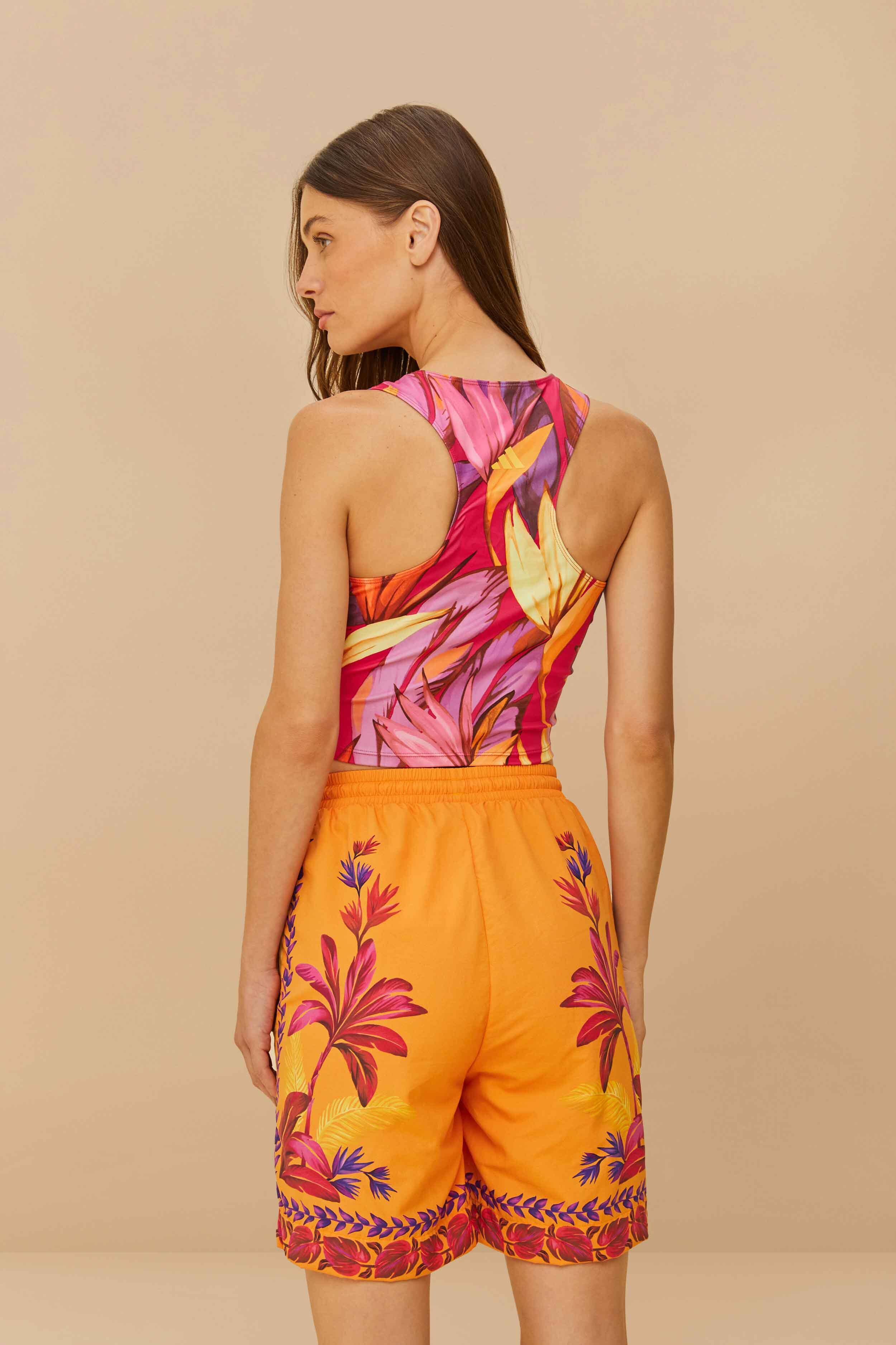 Adidas Tropical Breeze Bright Orange Short - Image 3