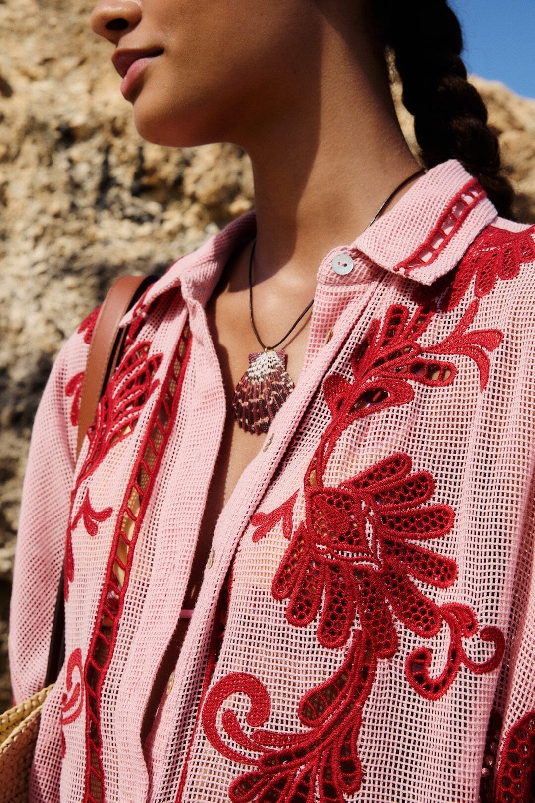 Light Pink Arabesc Blouse - Image 2