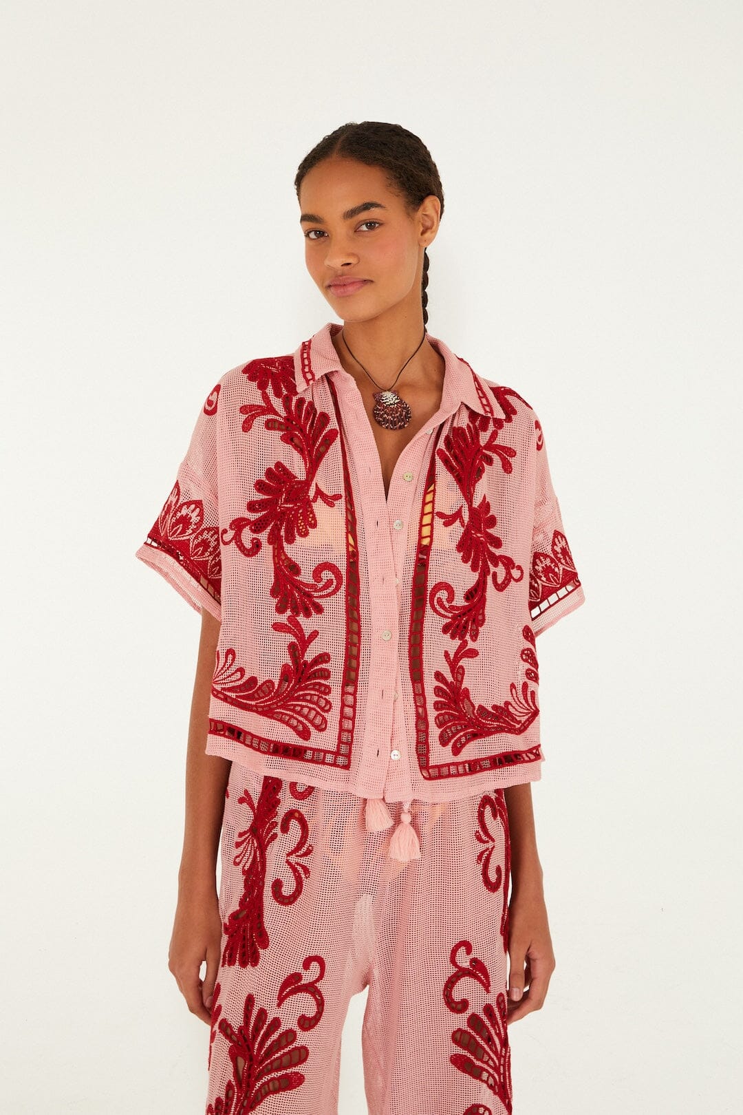 Light Pink Arabesc Blouse - Image 5