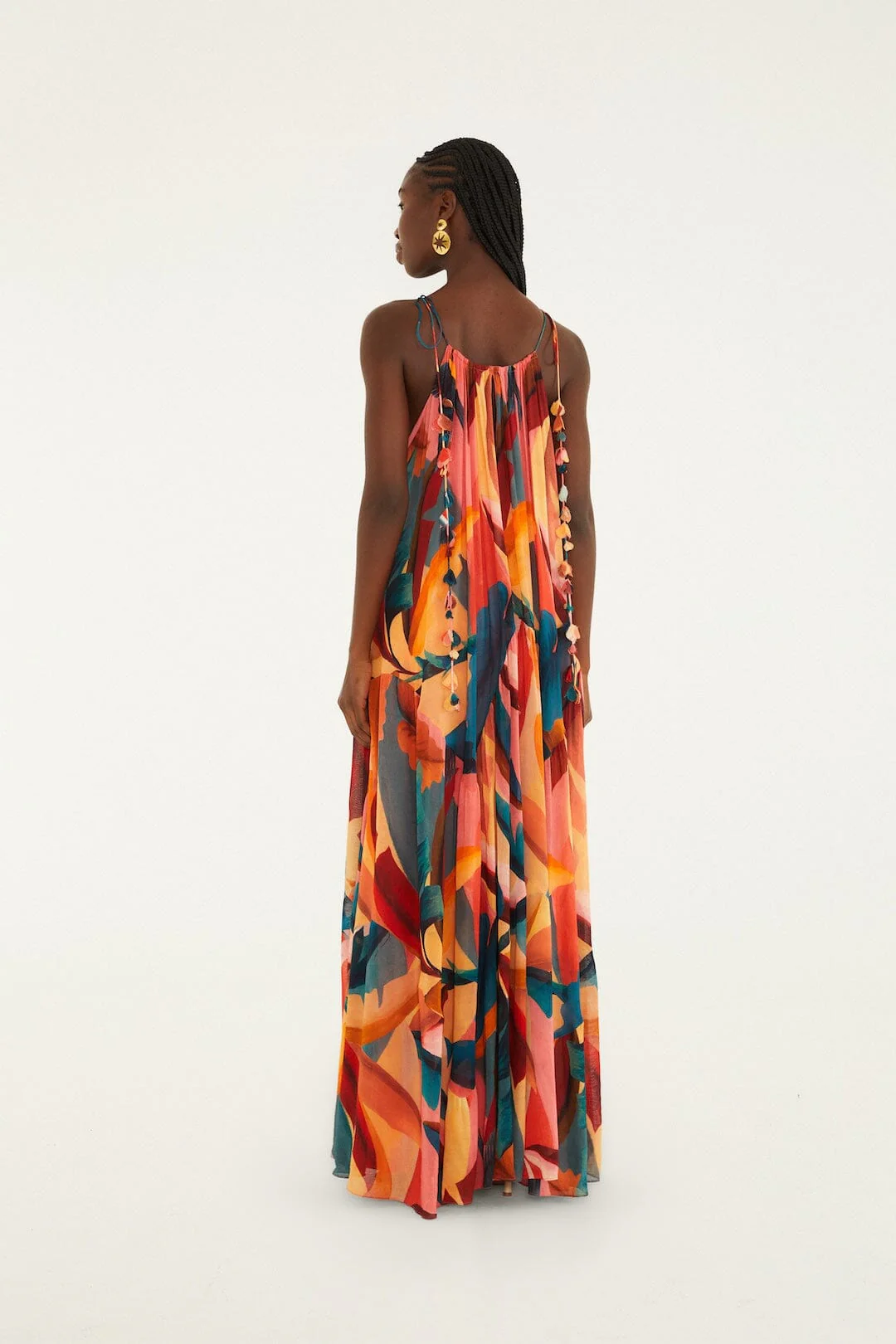 Multicolor Atlantic Rainforest Sleeveless Maxi Dress - Image 3