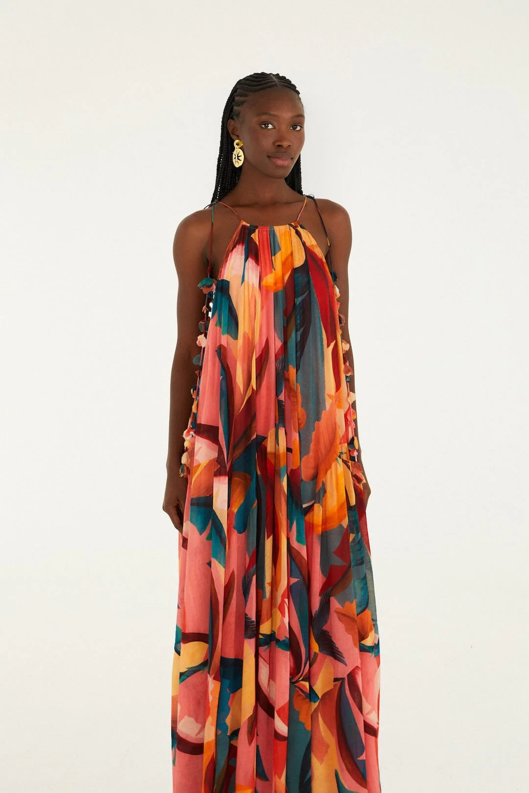 Multicolor Atlantic Rainforest Sleeveless Maxi Dress - Image 4
