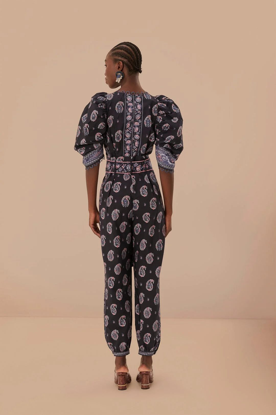 Blue Ayla Short Sleeve Jumpsuit - Image 5
