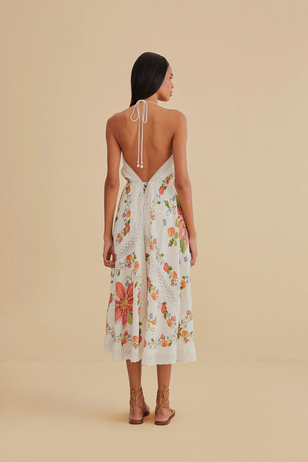 White Banana Vitamin Lace Cover Up - Image 4