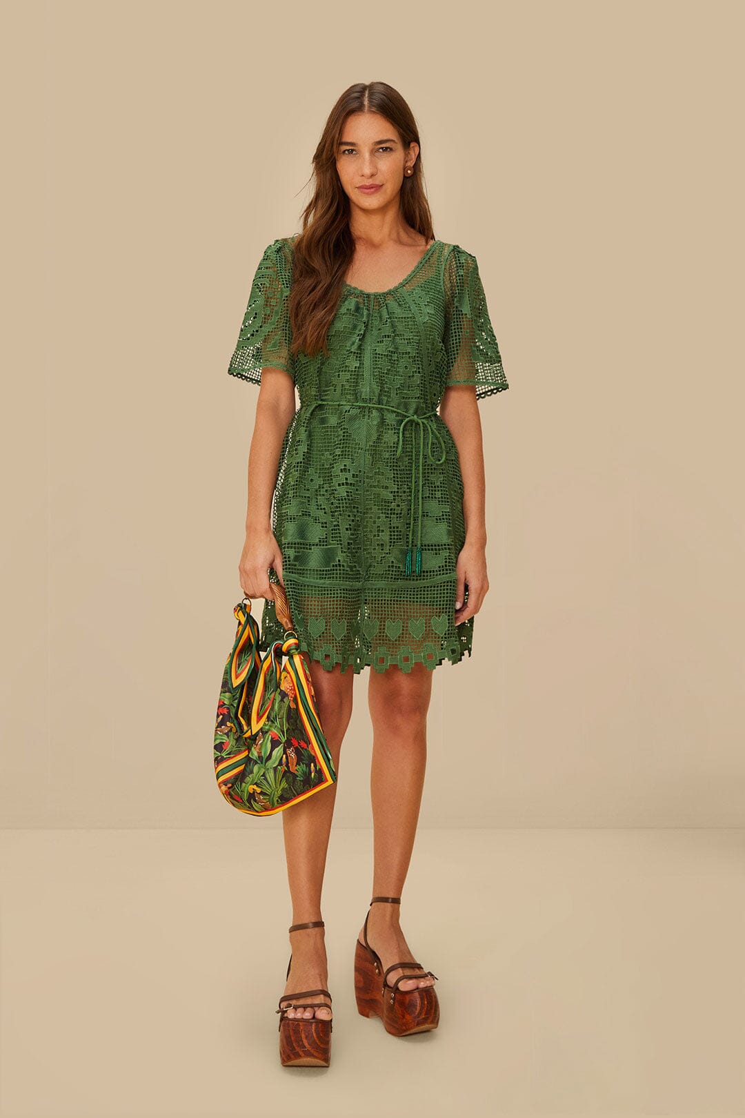 Beleza Tropical Scarf Mini Bag - Image 4