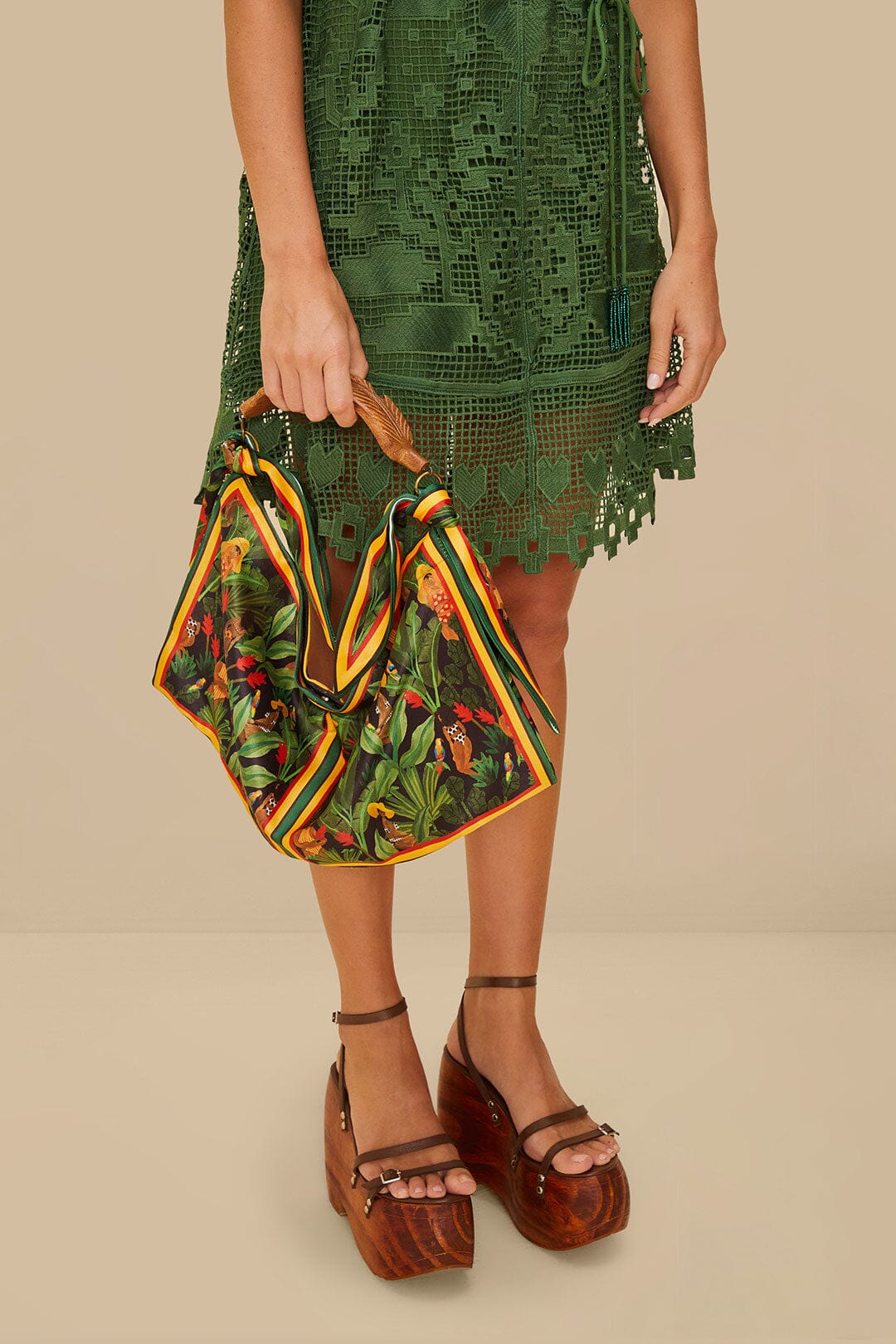 Beleza Tropical Scarf Mini Bag - Image 5