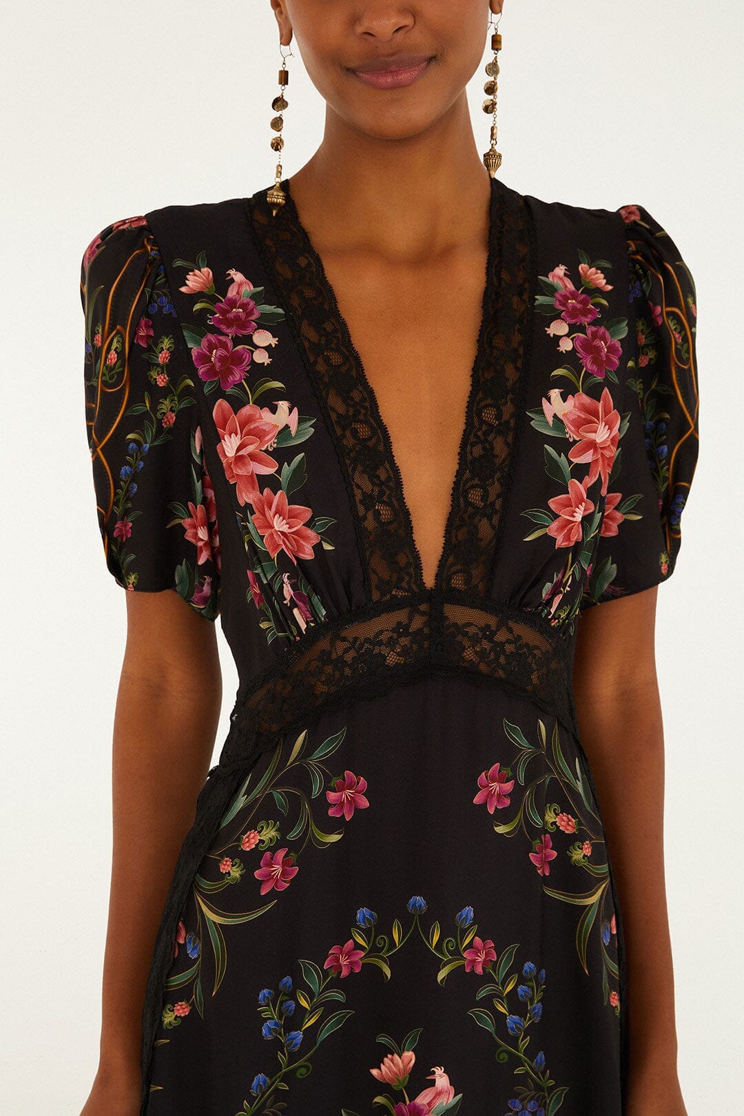 Black Belle Garden Lenzing™ Ecovero™ Viscose Maxi Dress - Image 3