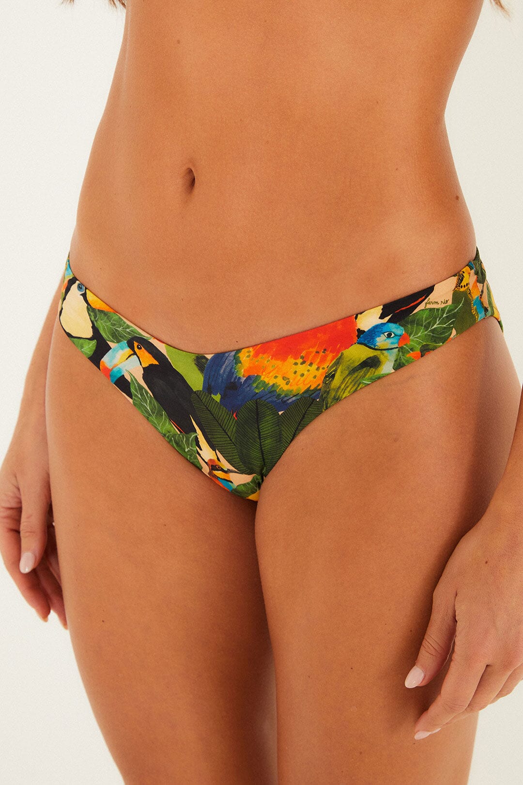 Bird Leaves Low Full Bikini Bottom - Image 2