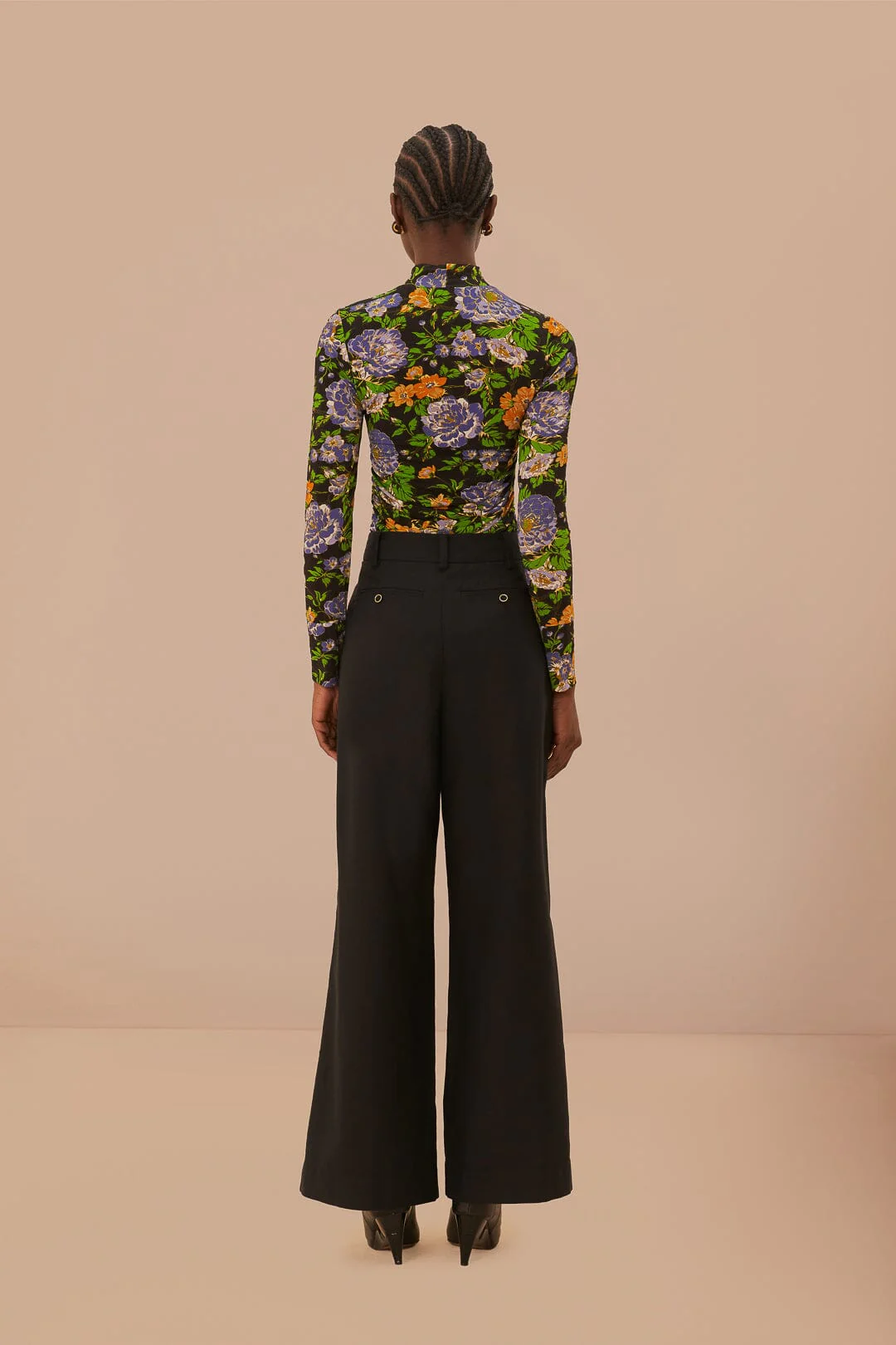 Black Hight Waisted Pants - Image 3
