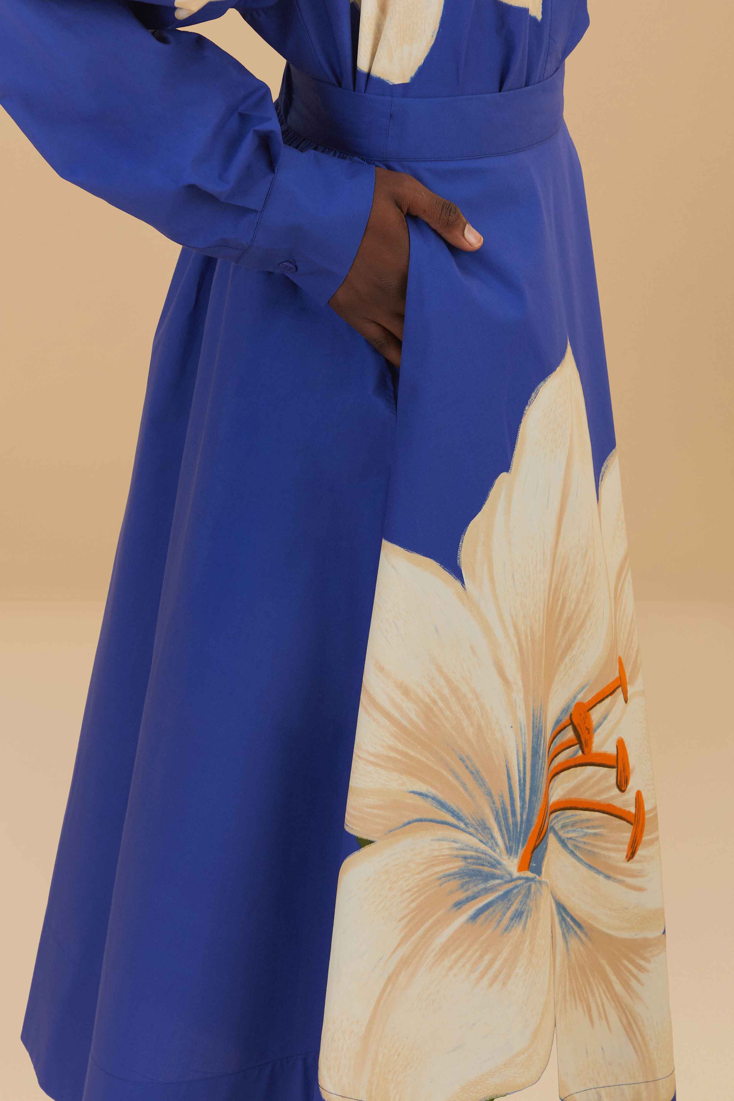Blue Flower Skirt - Image 4
