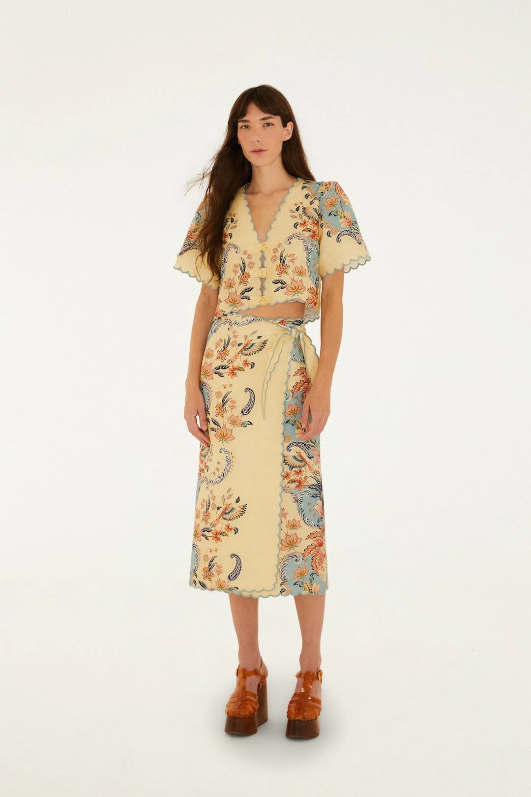 Butter Yellow Boho Beauty Euroflax™ Premium Linen Top - Image 4