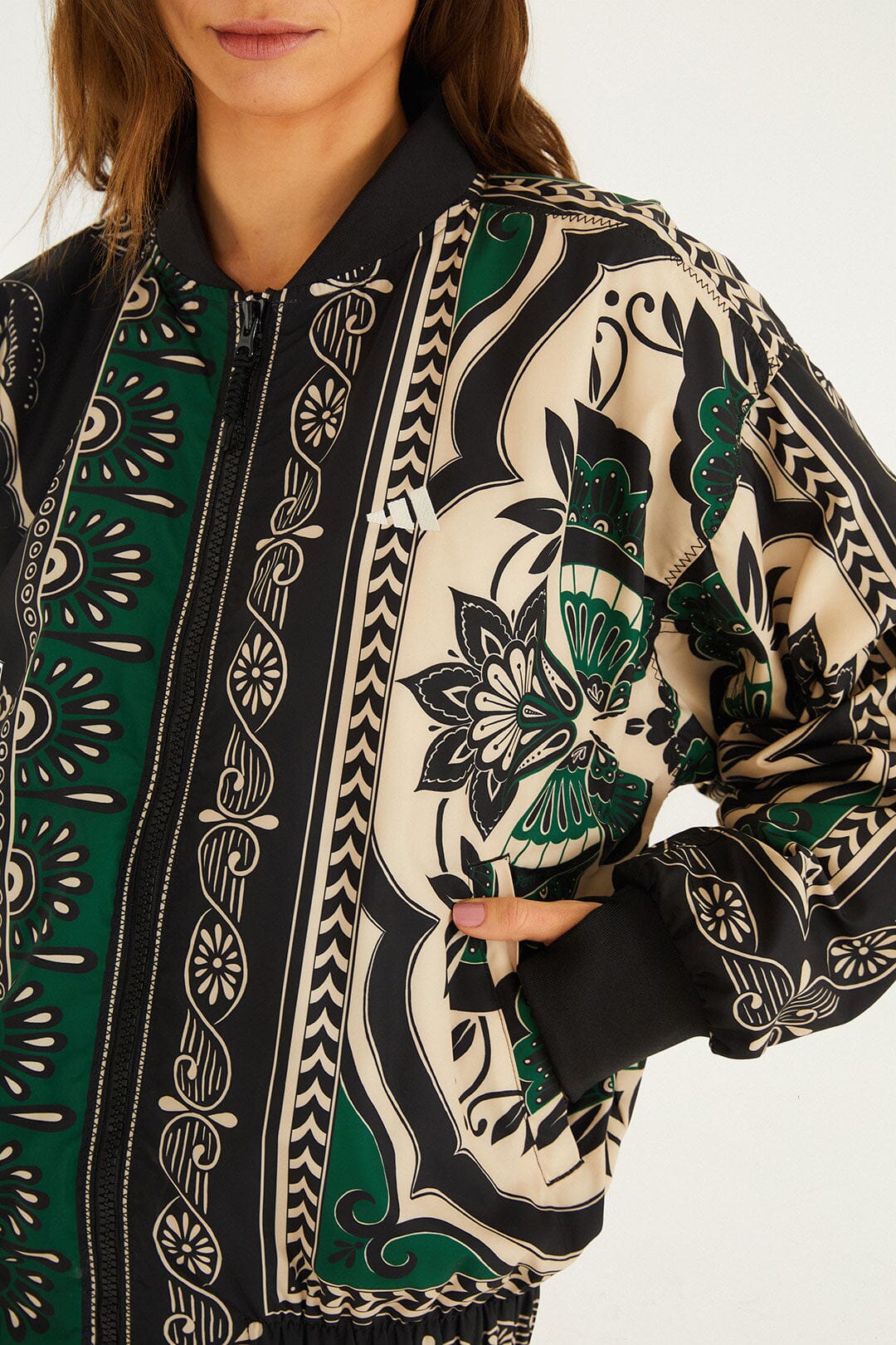 Borboho Scarves Black Adidas Jacket - Image 3