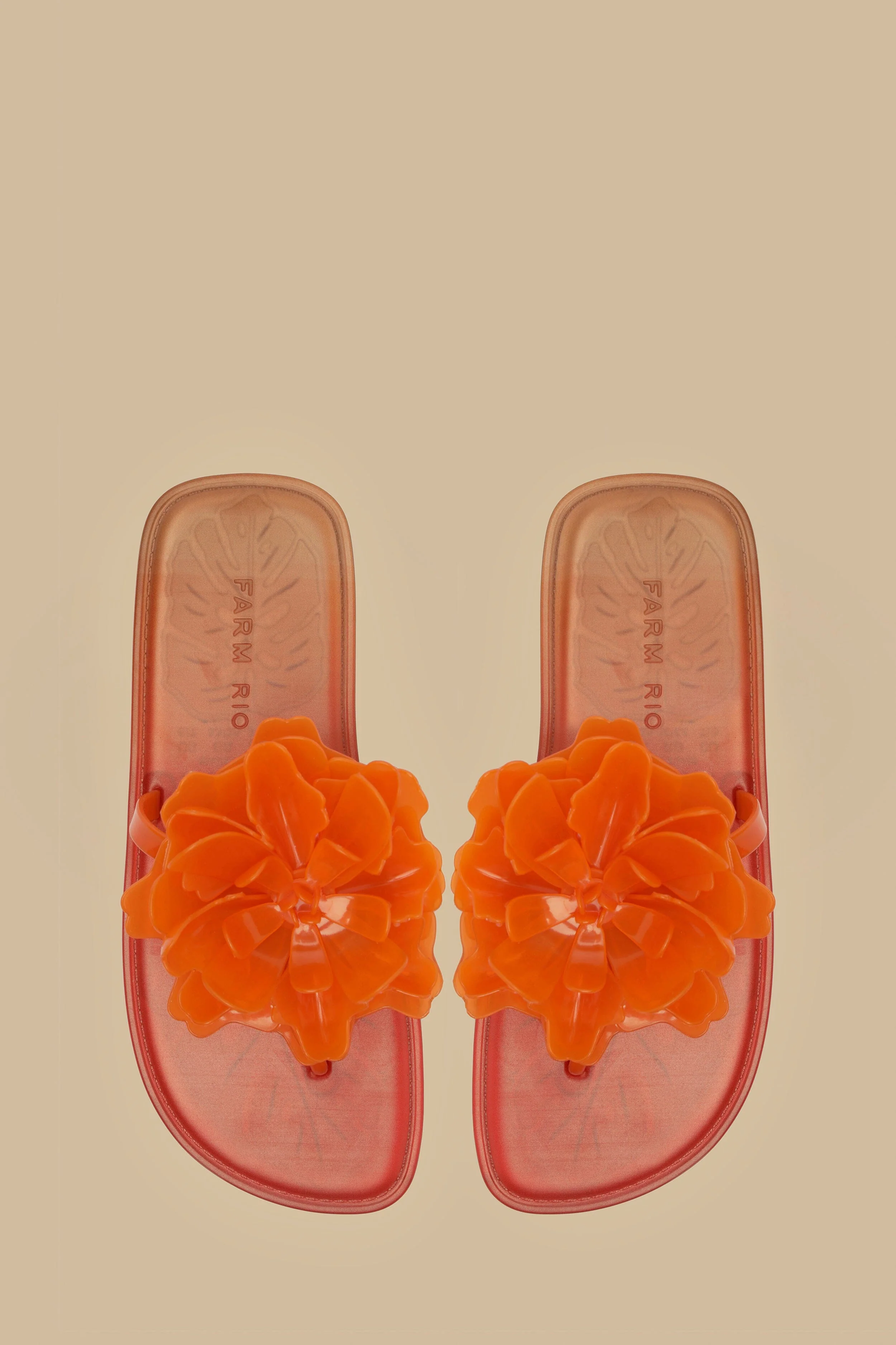 Citrus Flower Jelly Flat Sandal - Image 3