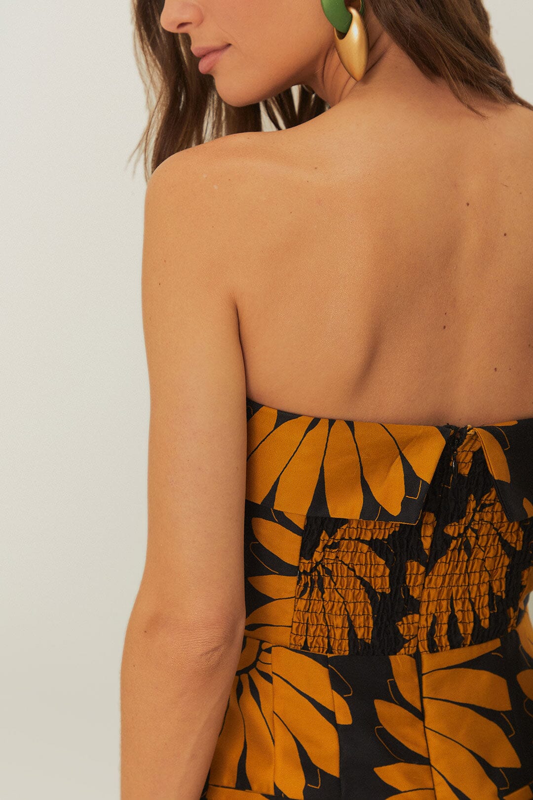 Yellow Copabanana Strapless Jumpsuit - Image 5
