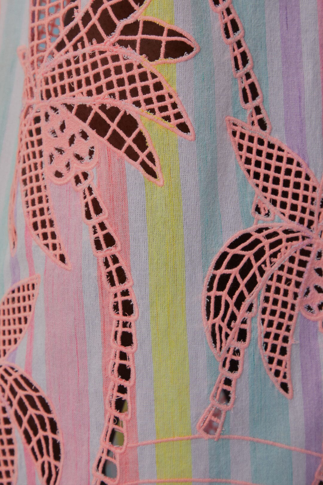 Embroidered Coconut Richelieu Cover-Up - Image 7