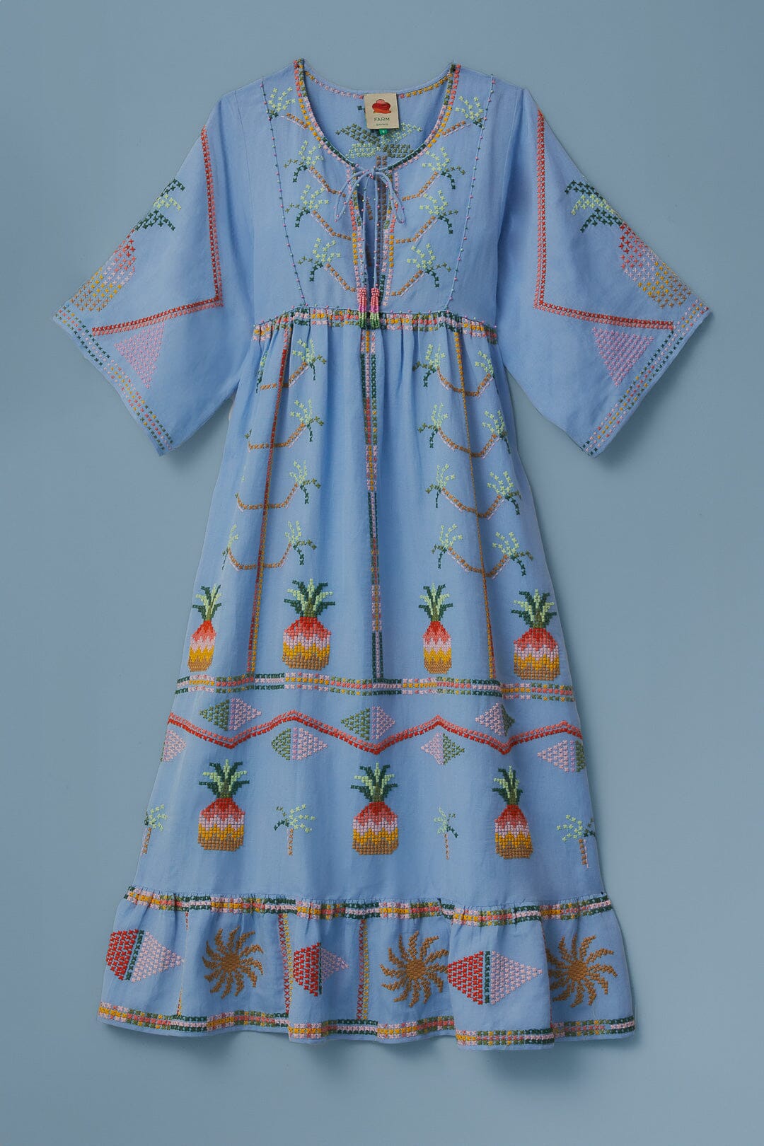 Embroidered Pineapple Cover-Up - Image 7