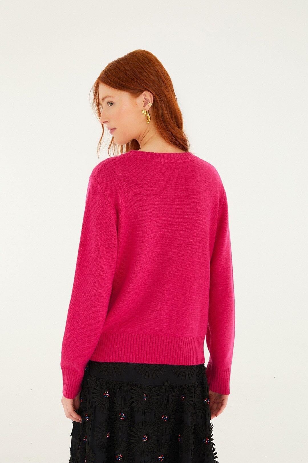 Pink Farm Rio Toucan Knit Sweater - Image 3