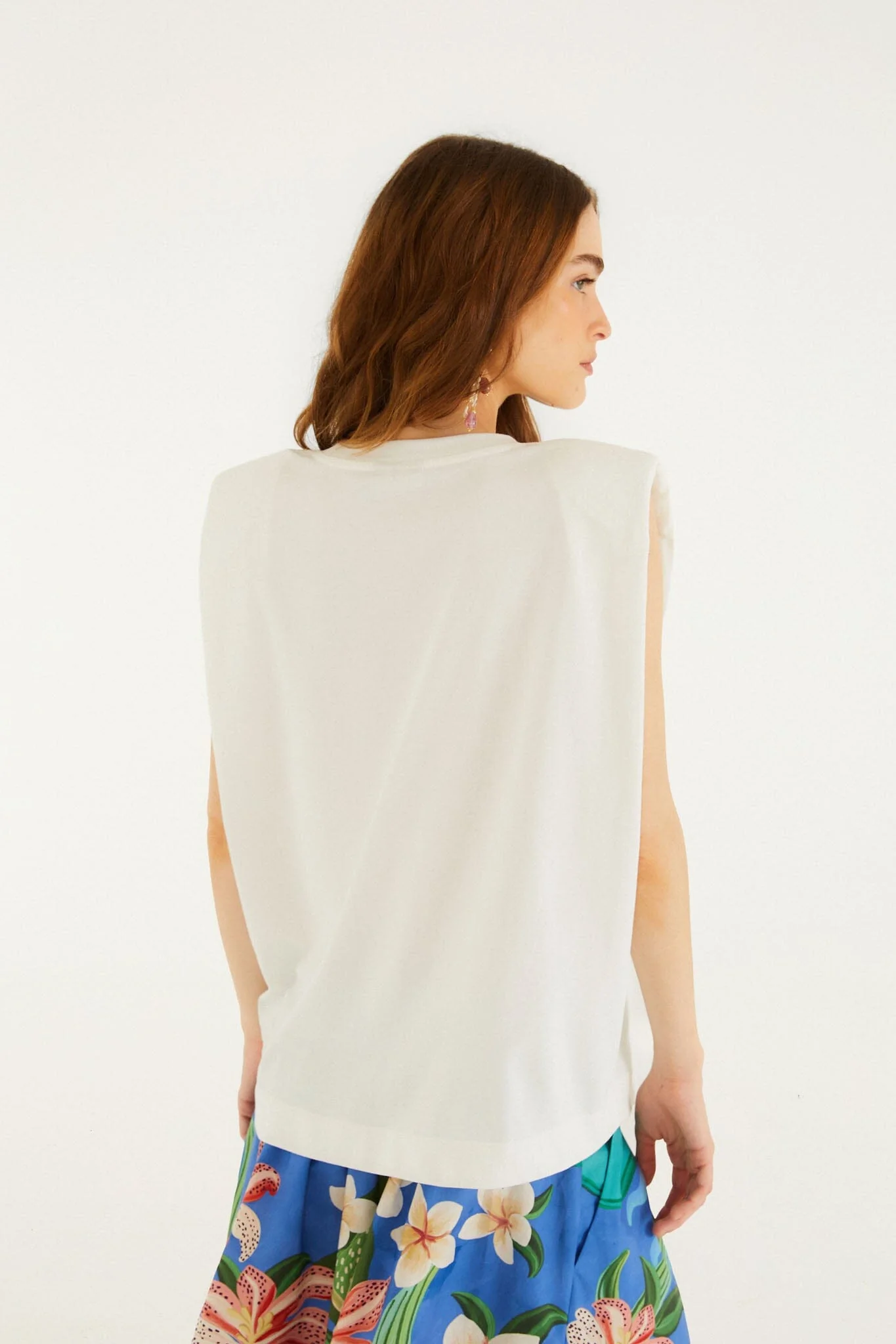 Off-White Fishing Dreams Padded Shoulder T-Shirt - Image 3