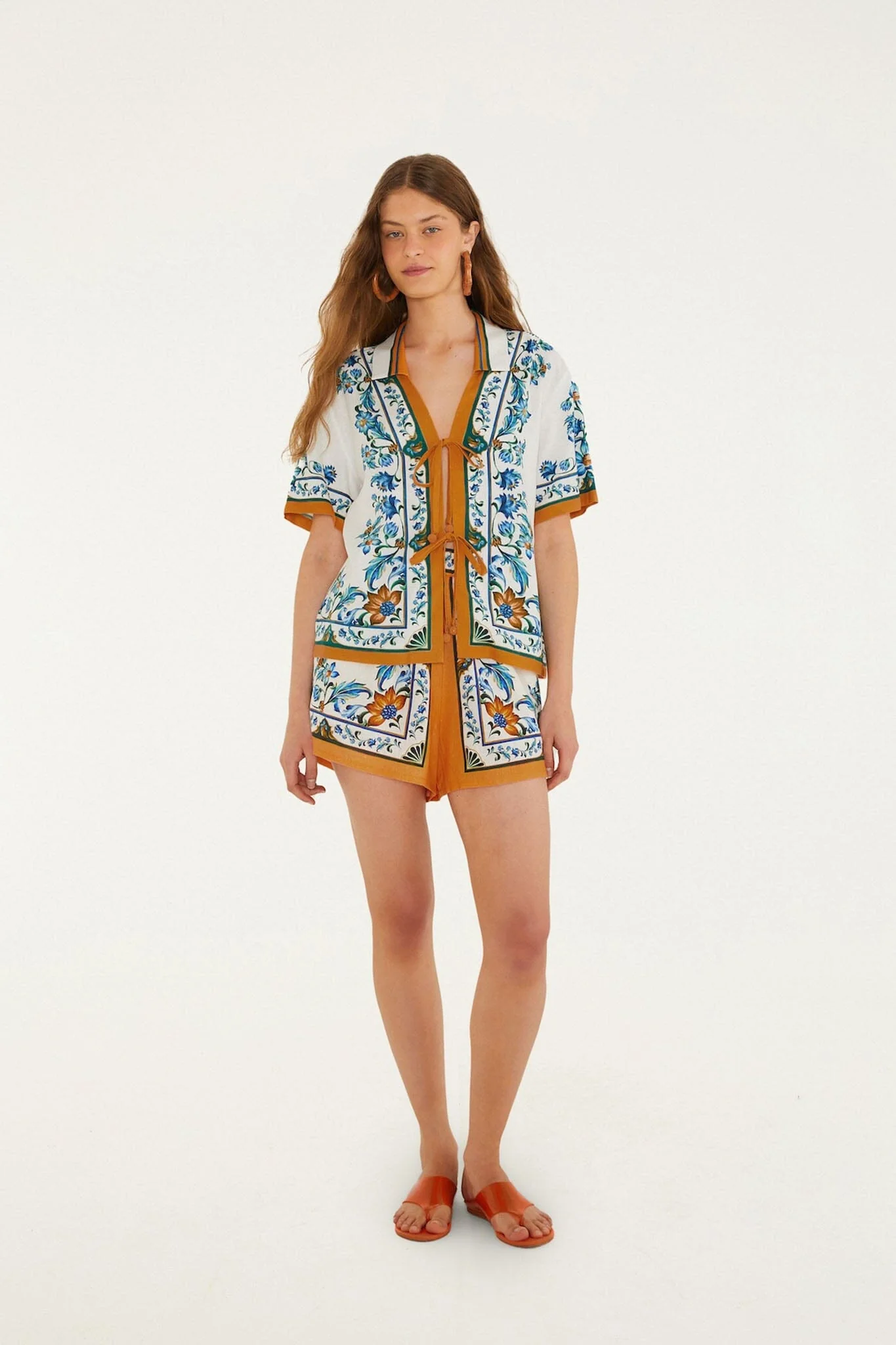Off-White Flora Tile Shorts - Image 4