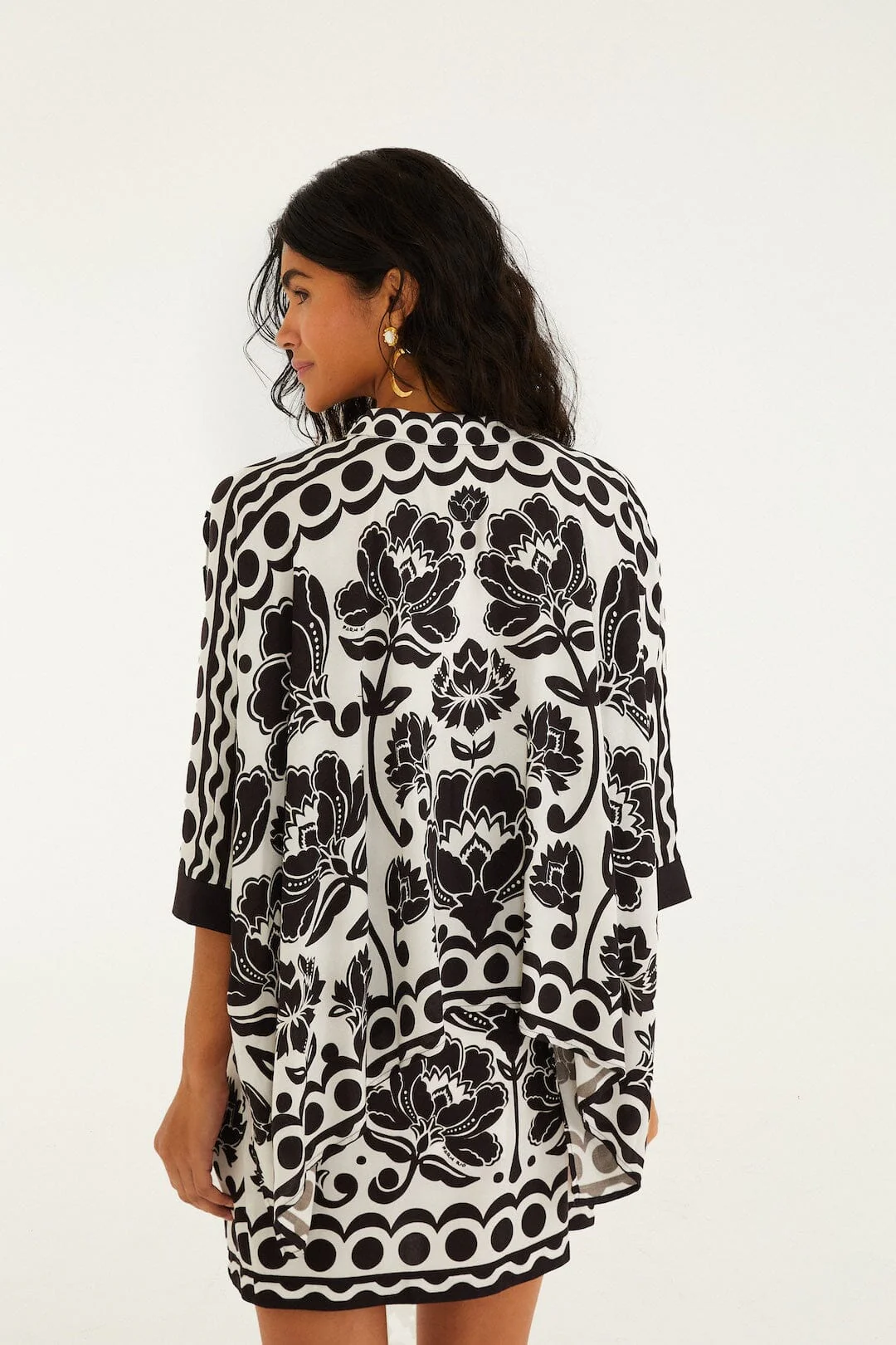 Off-White Floral Arabesque Buttoned Shirt - Image 4