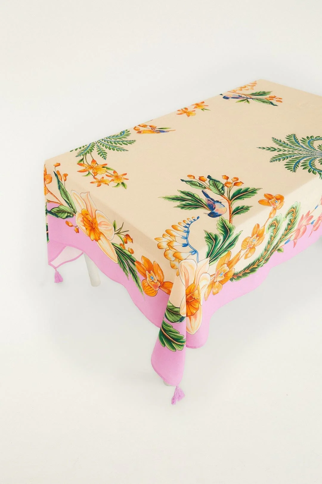 Multicolor Floral Nature Tablecloth - Image 3
