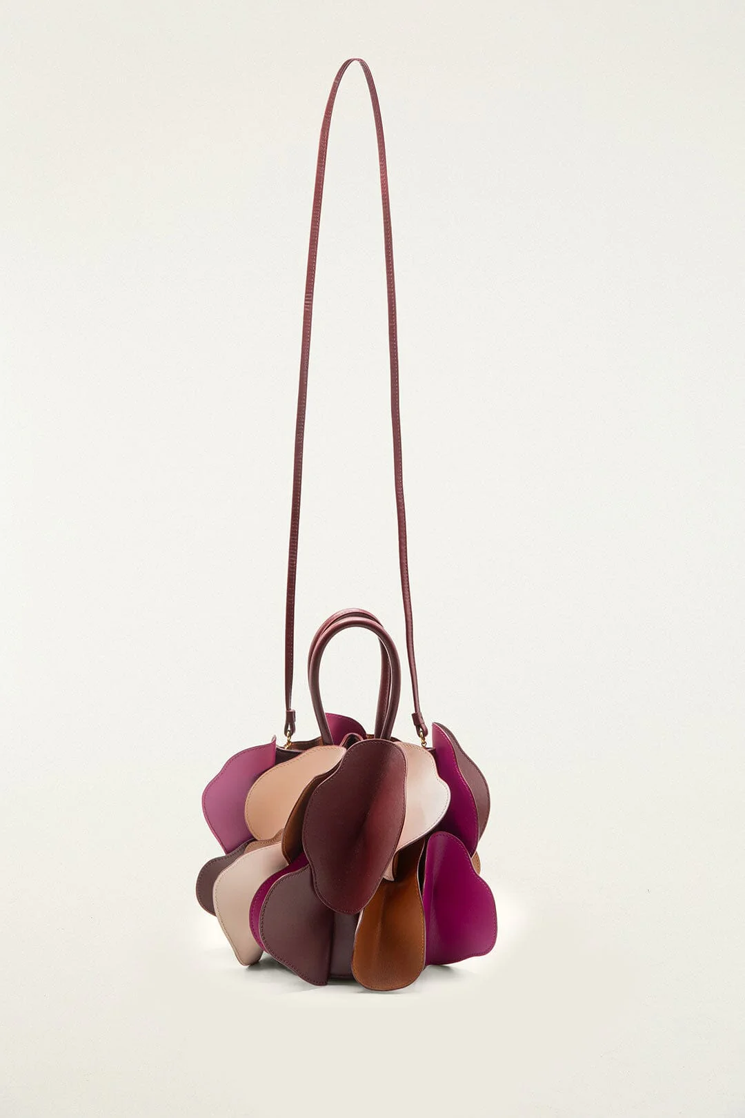 Multicolor Leather Flower Bag - Image 4