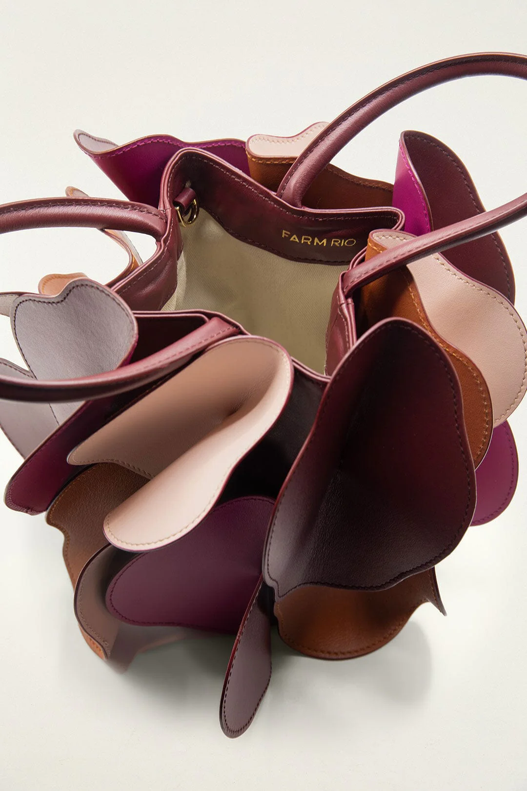 Multicolor Leather Flower Bag - Image 5