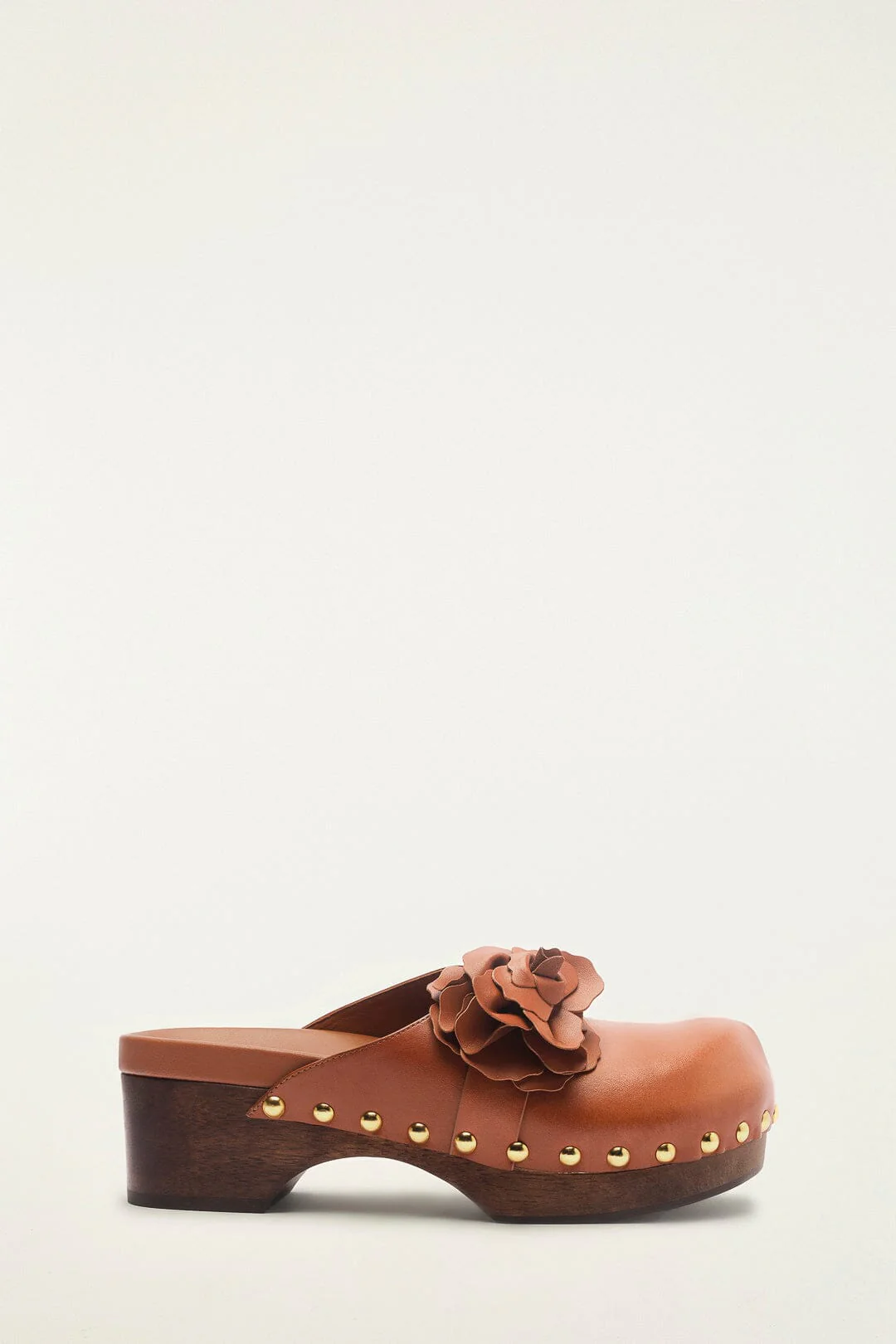 Brown Flower Clog - Image 3