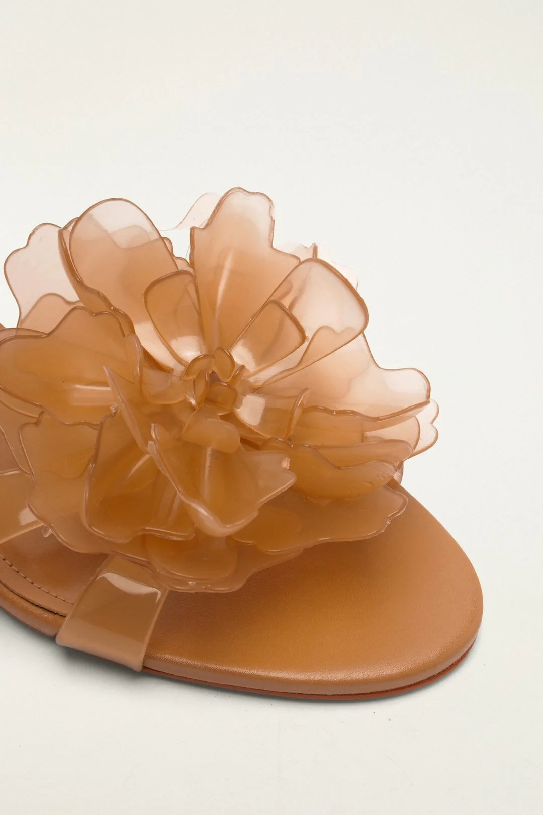 Orange Jelly Flower Wedge Sandal - Image 7