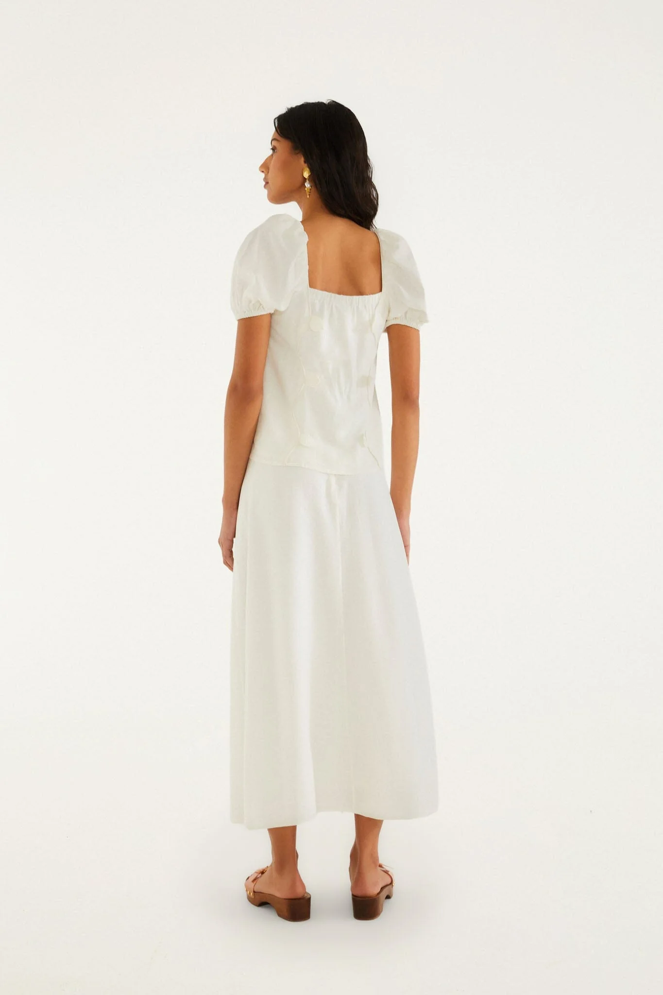 Off-White 3d Flowers Midi Skirt - Image 3