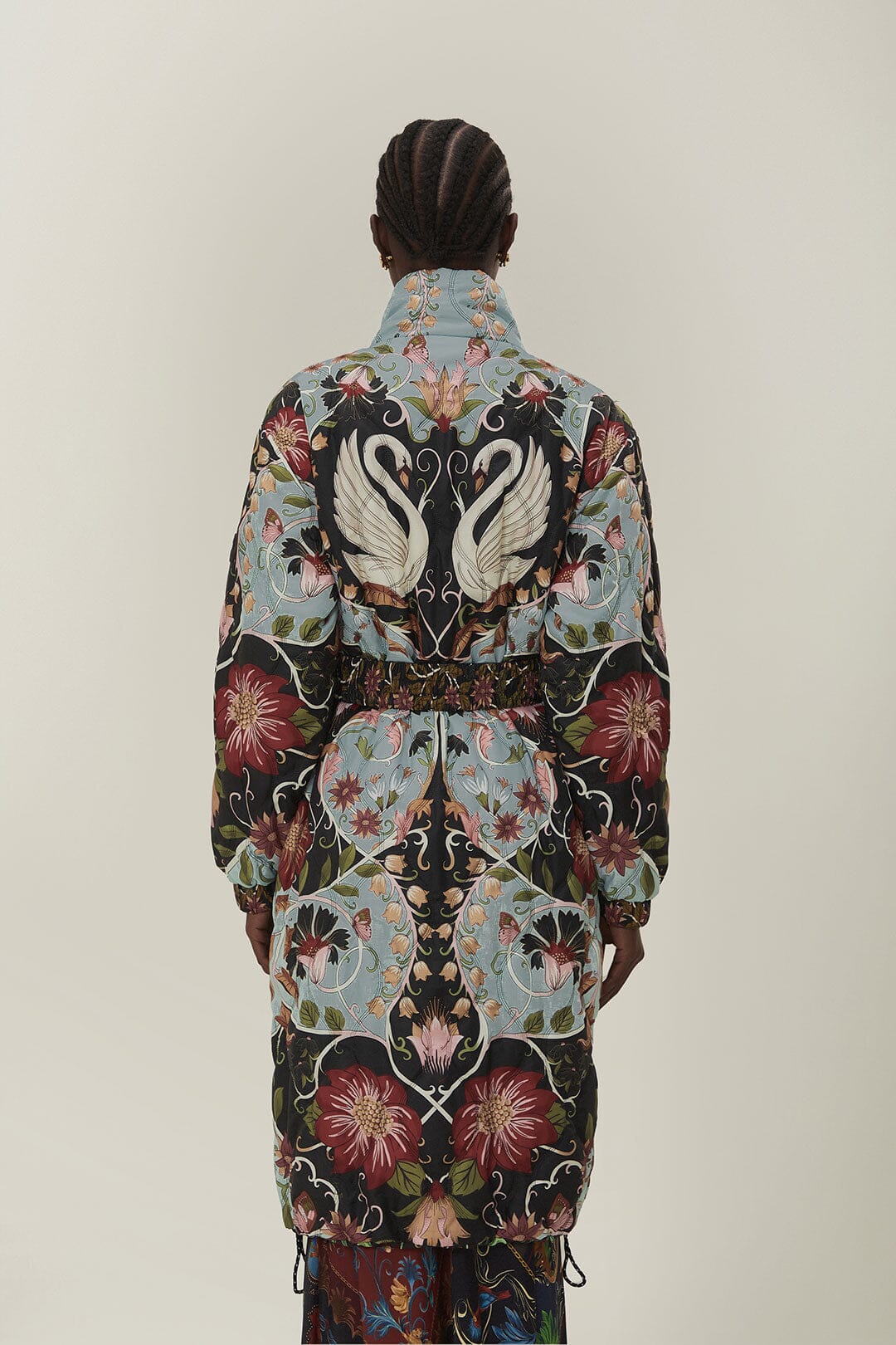 Reversible Flowing Beauty Puffer Jacket - Image 6