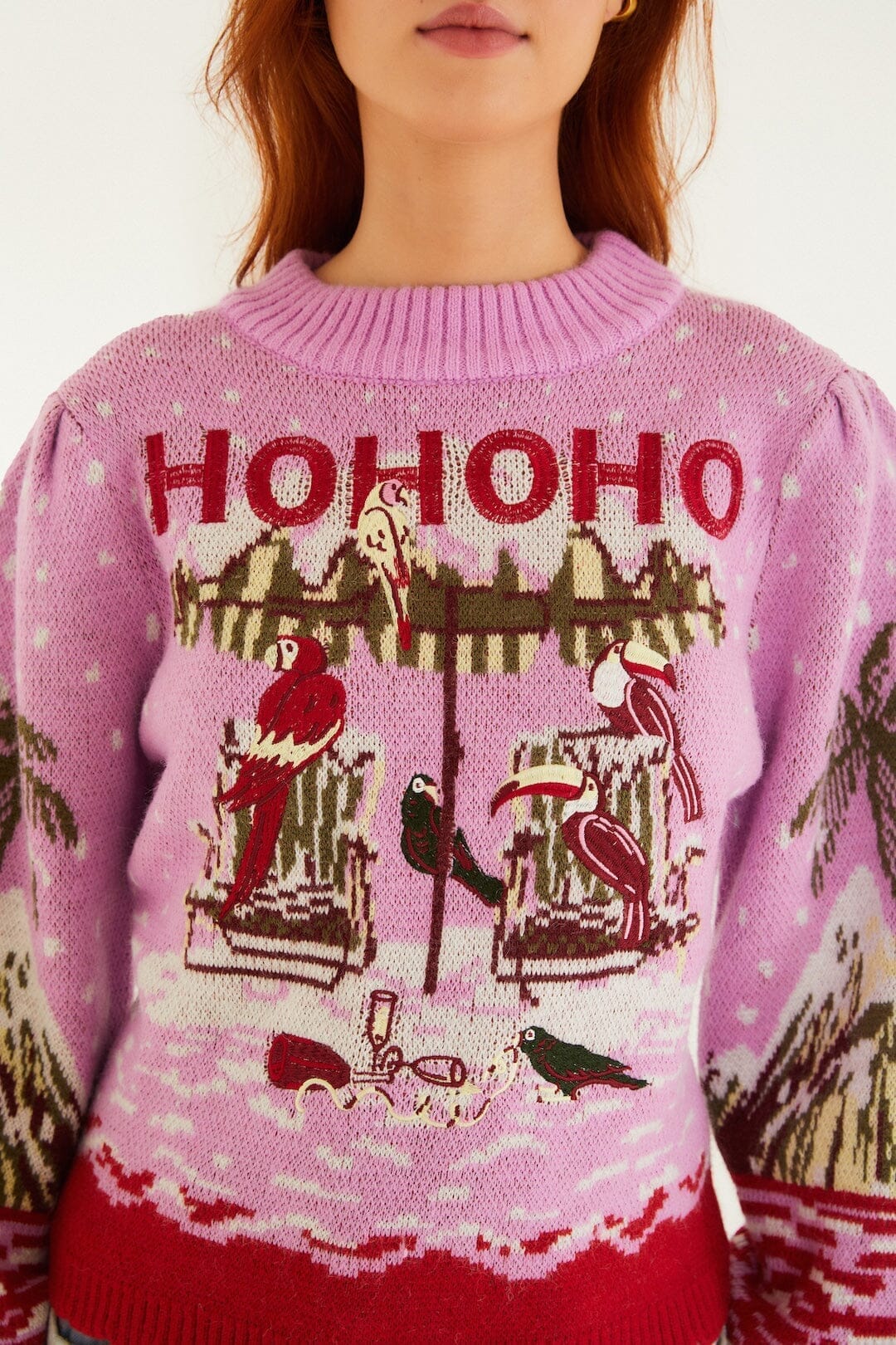 Pink From Sand To Snow Knit Sweater - Image 2