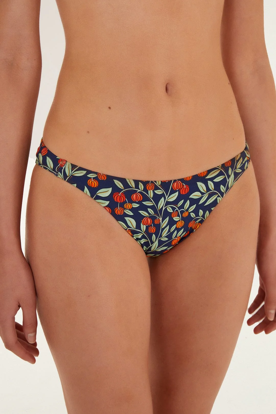 Dark Blue Fruit Beauty Basic Bikini Bottom - Image 5