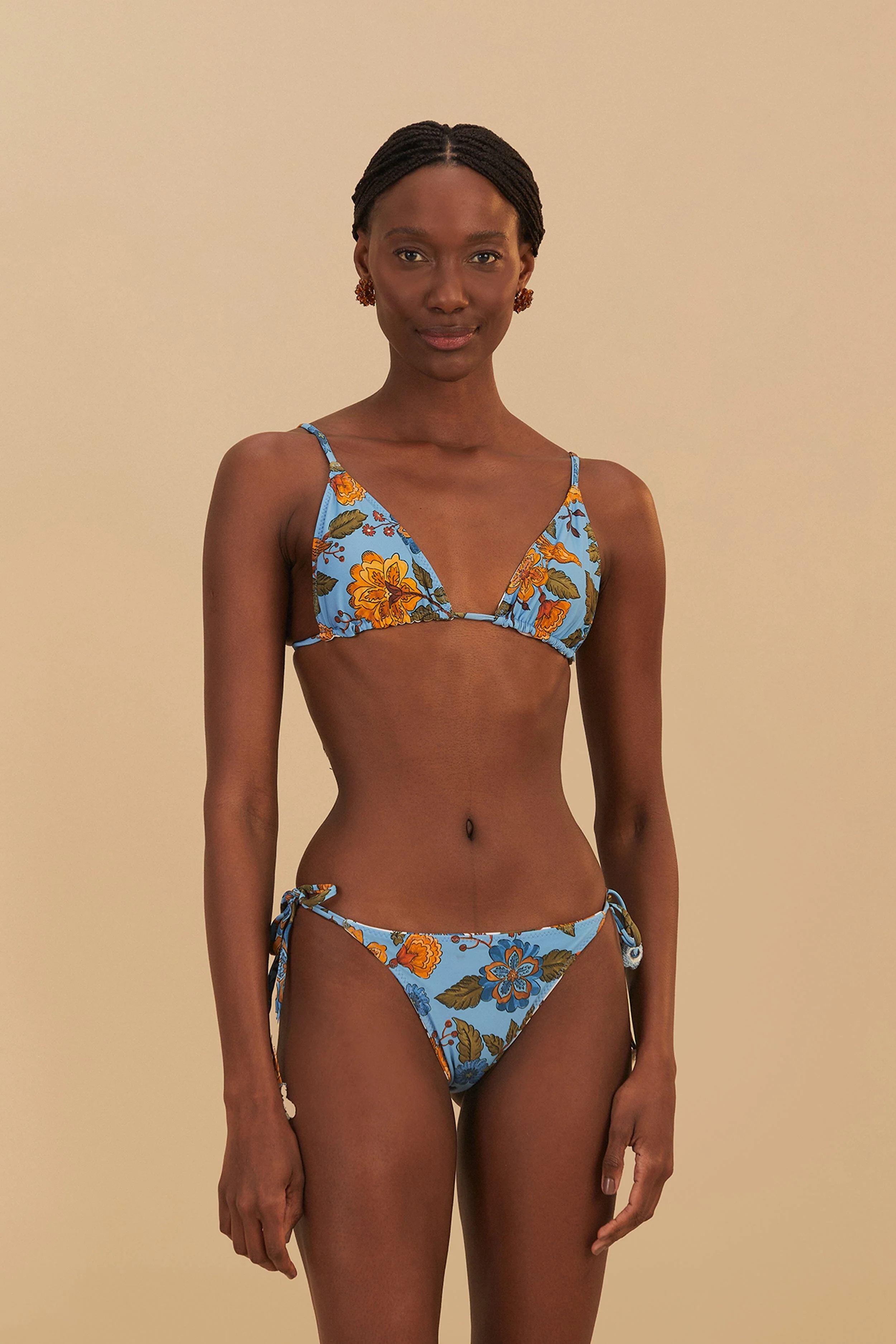 Off-White Garden Scarf Side Tie Reversible Bikini Bottom - Image 5