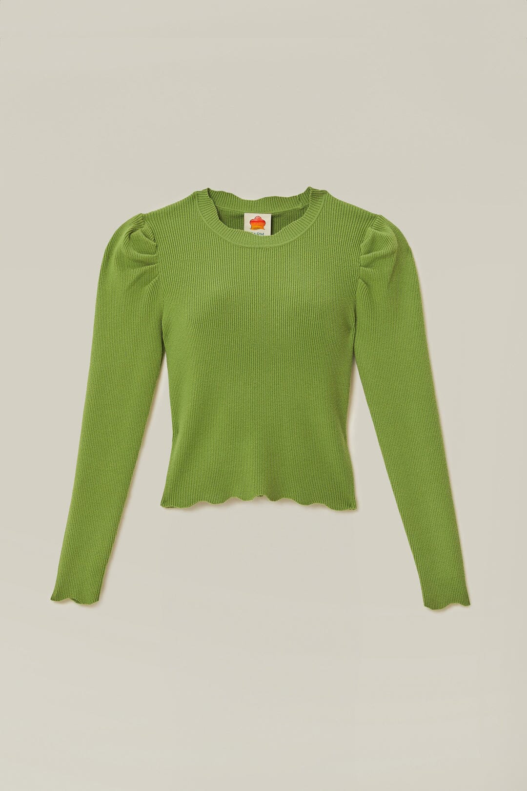 Green Knit Blouse - Image 5