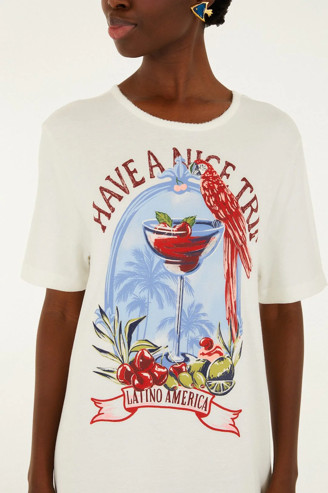 Have A Nice Trip Organic Cotton Maxi Dress - Image 2