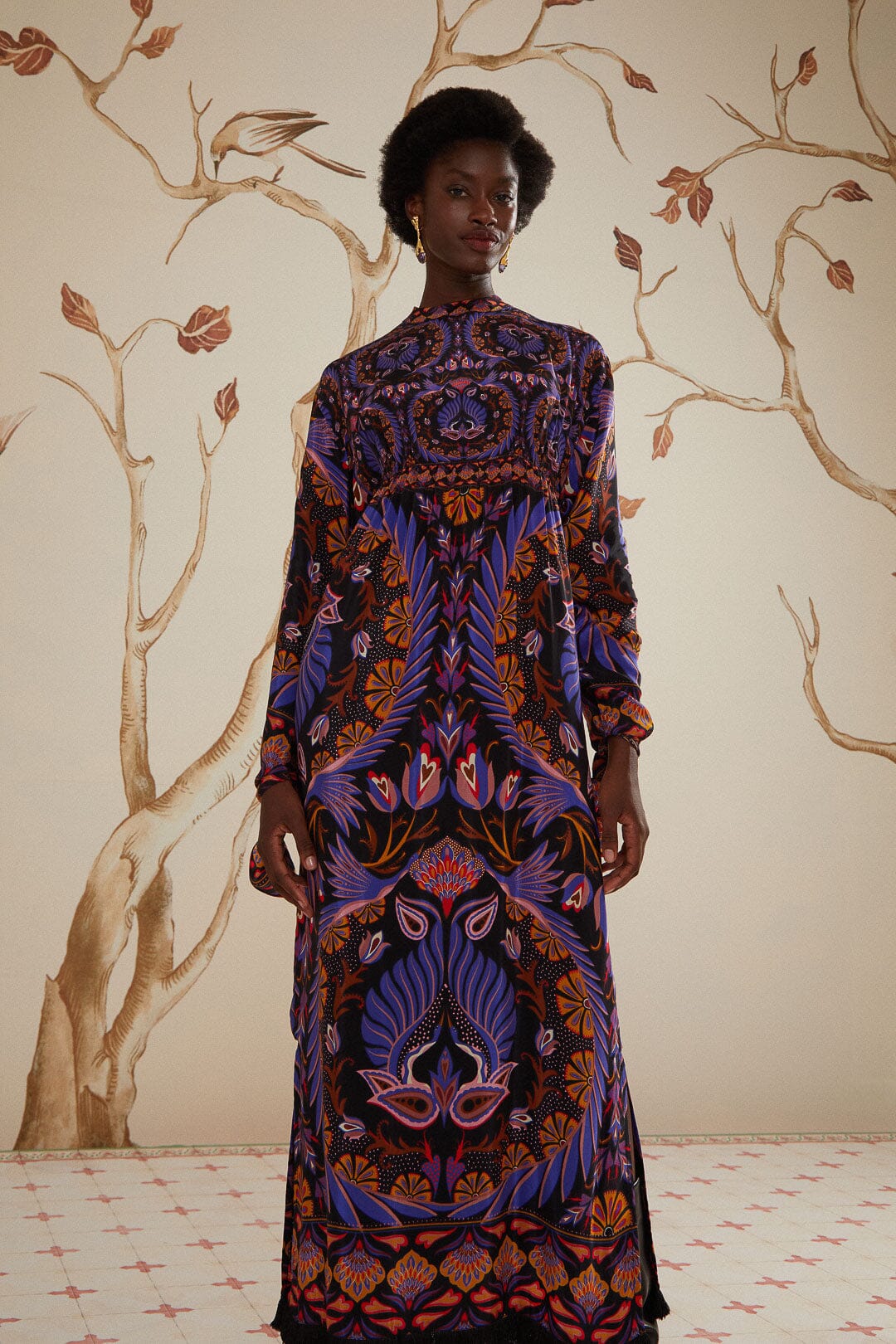 Black Heart Forest Maxi Dress - Image 2