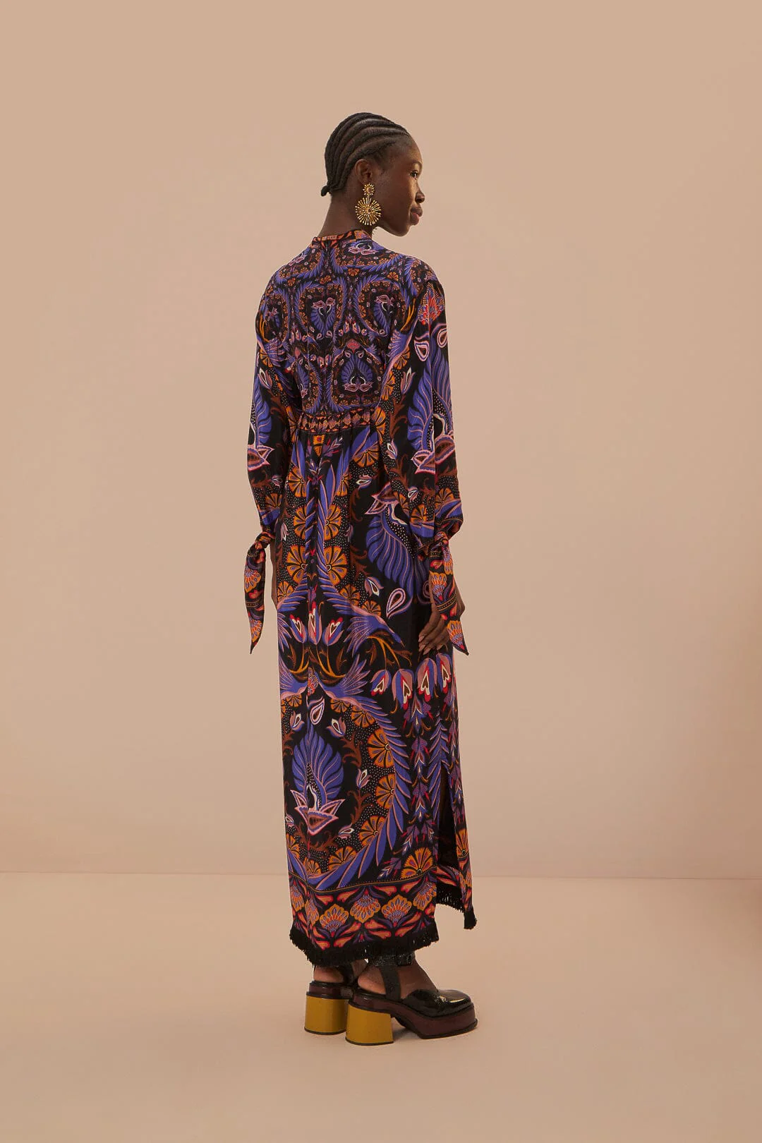 Black Heart Forest Maxi Dress - Image 4