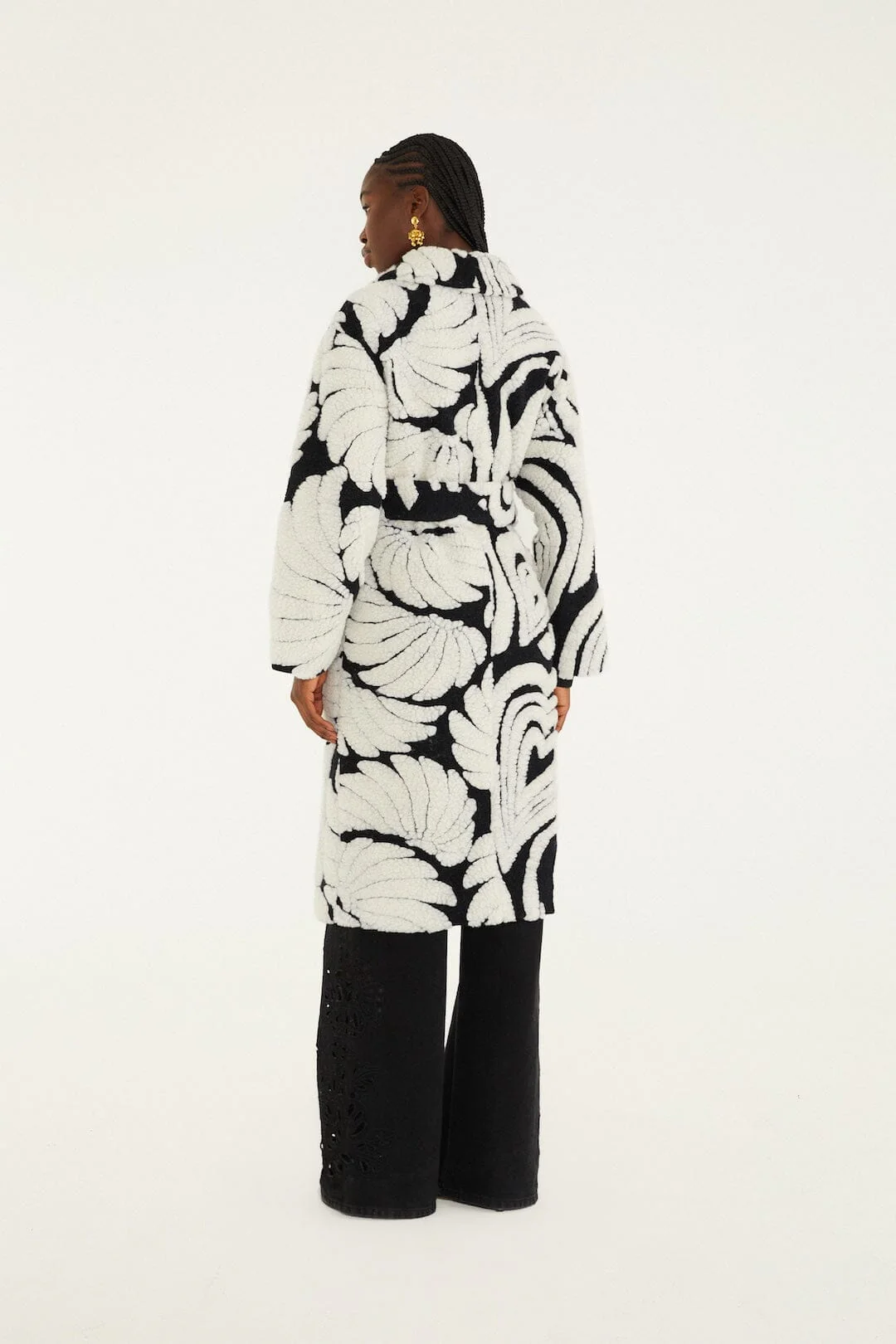 Hearts And Bananas Fleece Coat - Image 3