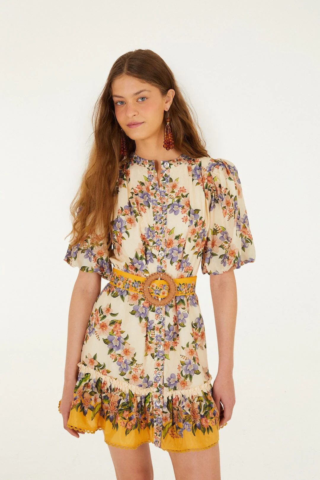 Sand Hilo Stripes Mini Dress - Image 4
