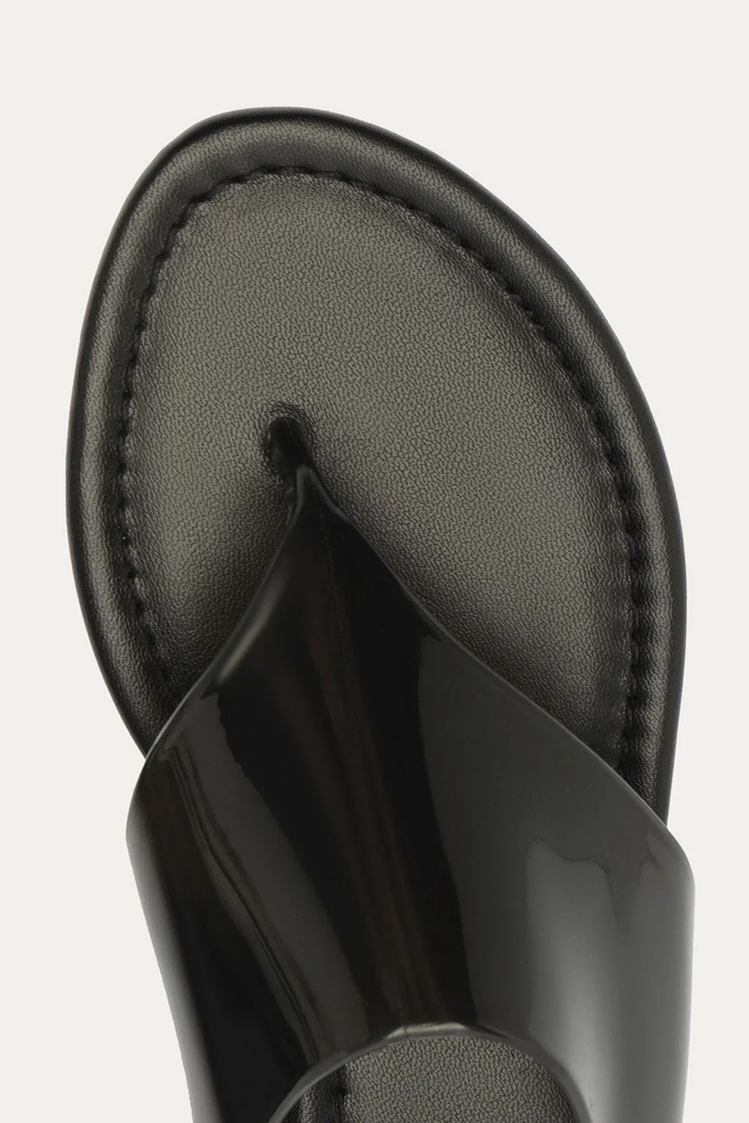 Black Jelly Flat Sandal - Image 5