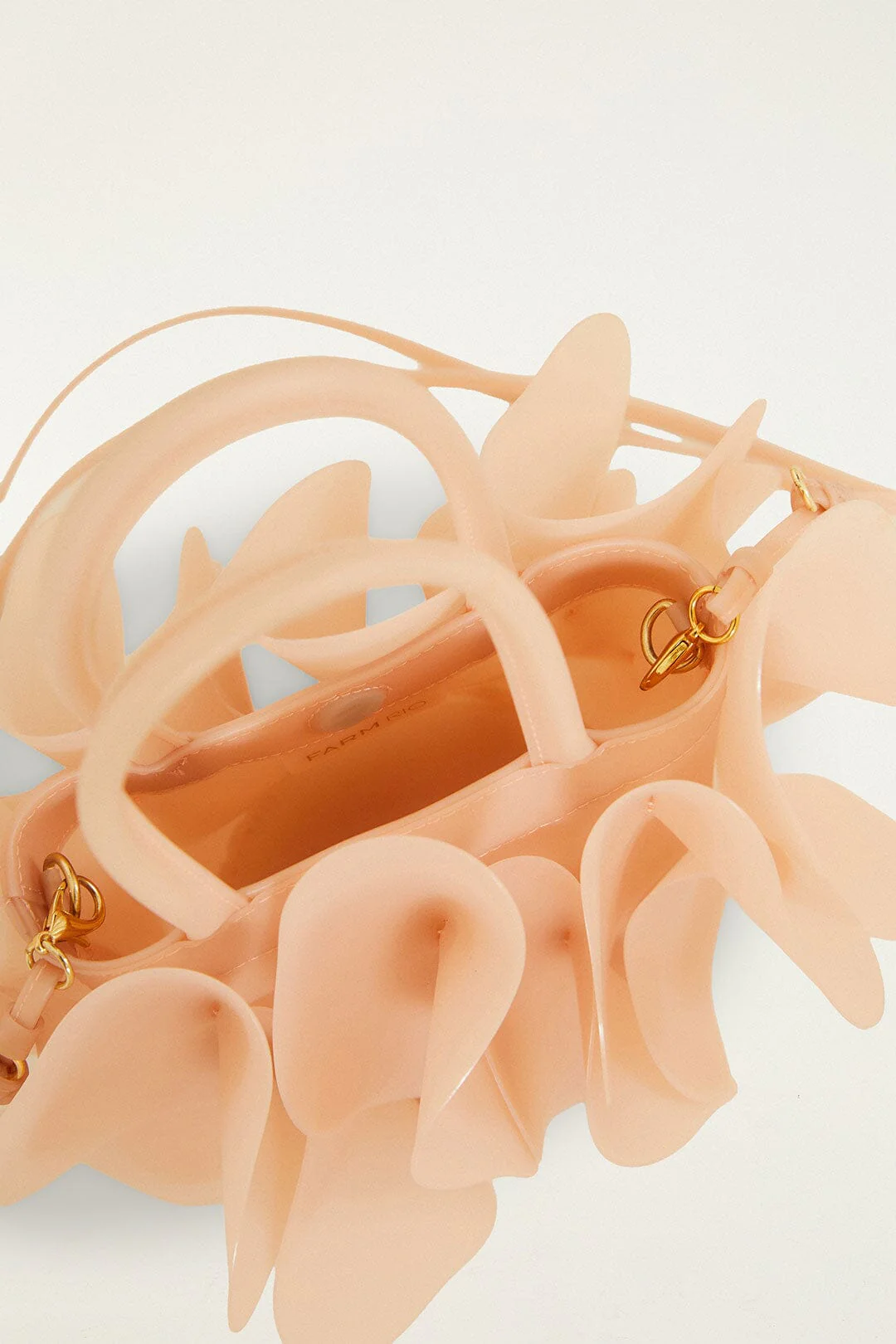 Peach Jelly Flower Bag - Image 3