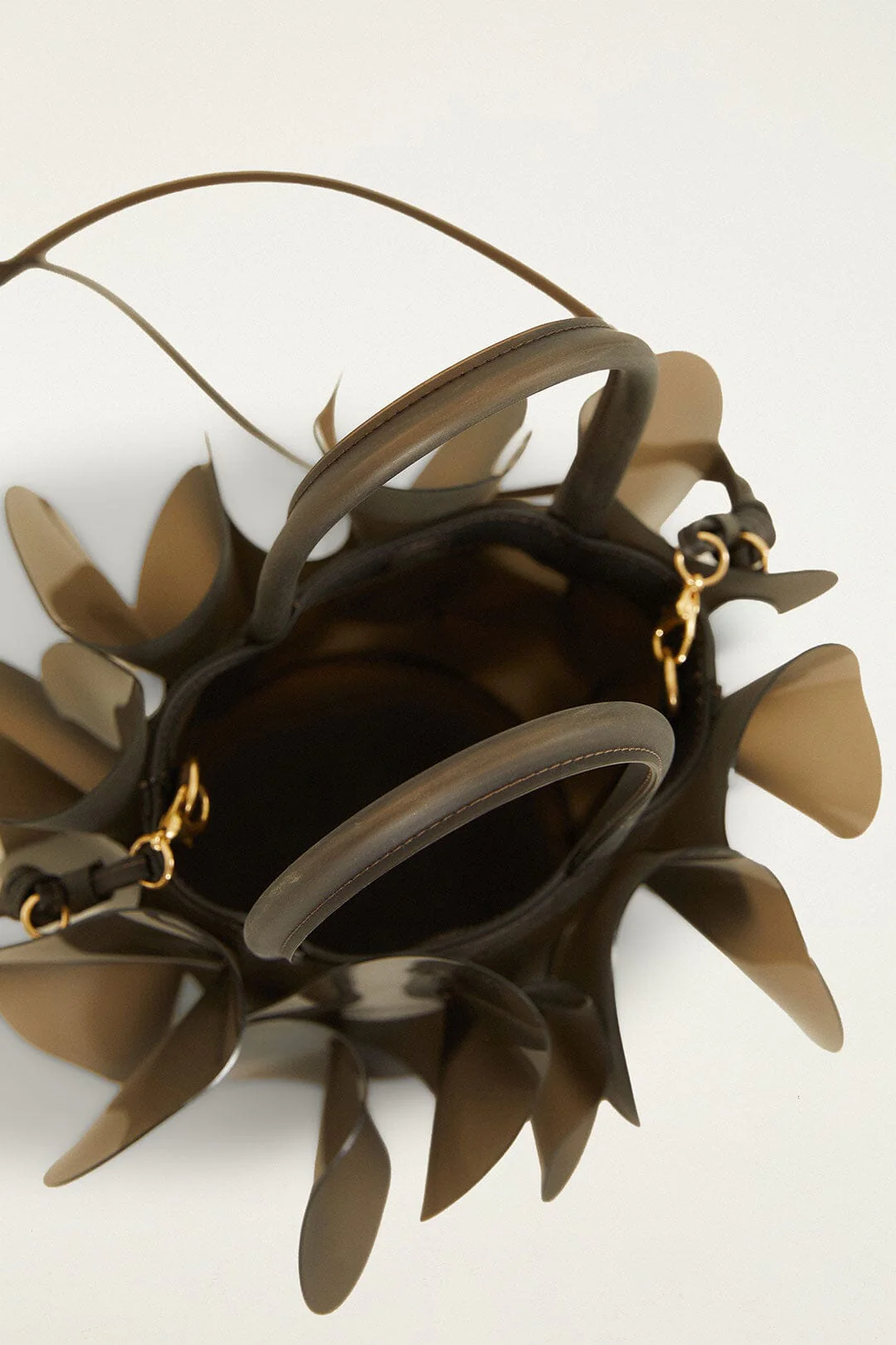 Dark Olive Jelly Flower Bag - Image 3