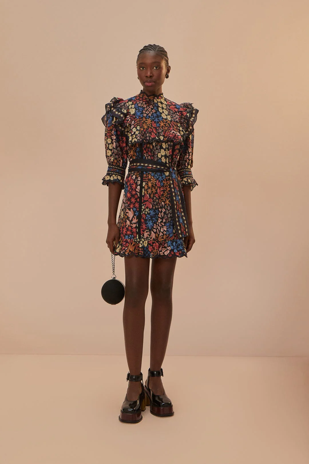 Black Jujus Garden Mini Dress - Image 2